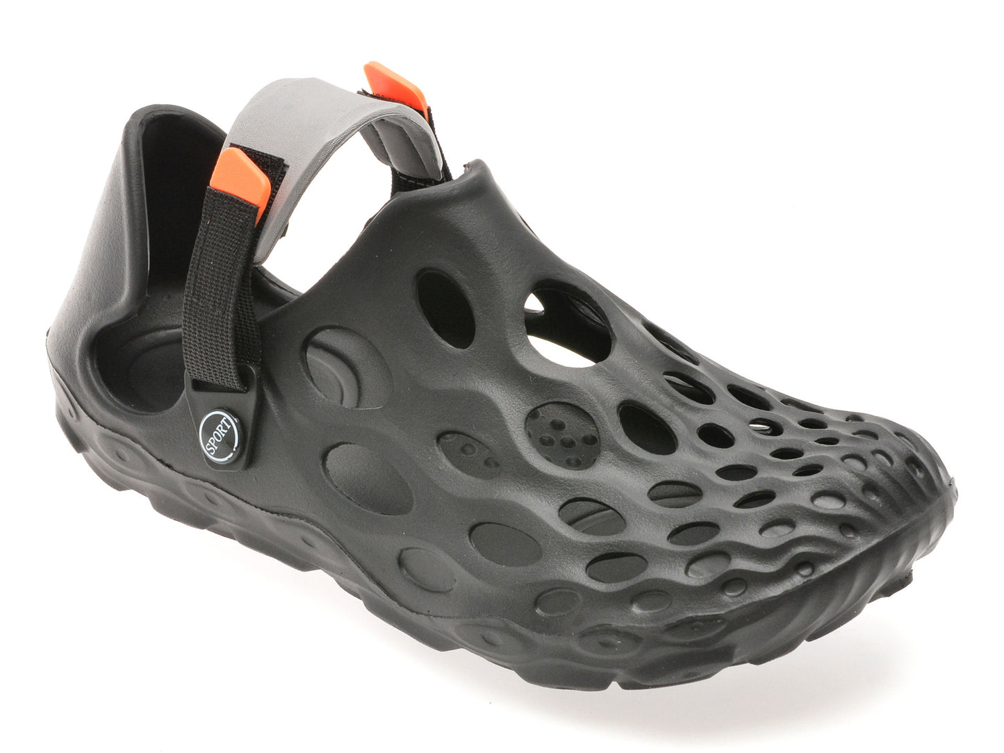 Papuci gryxo negri, 868M, din pvc