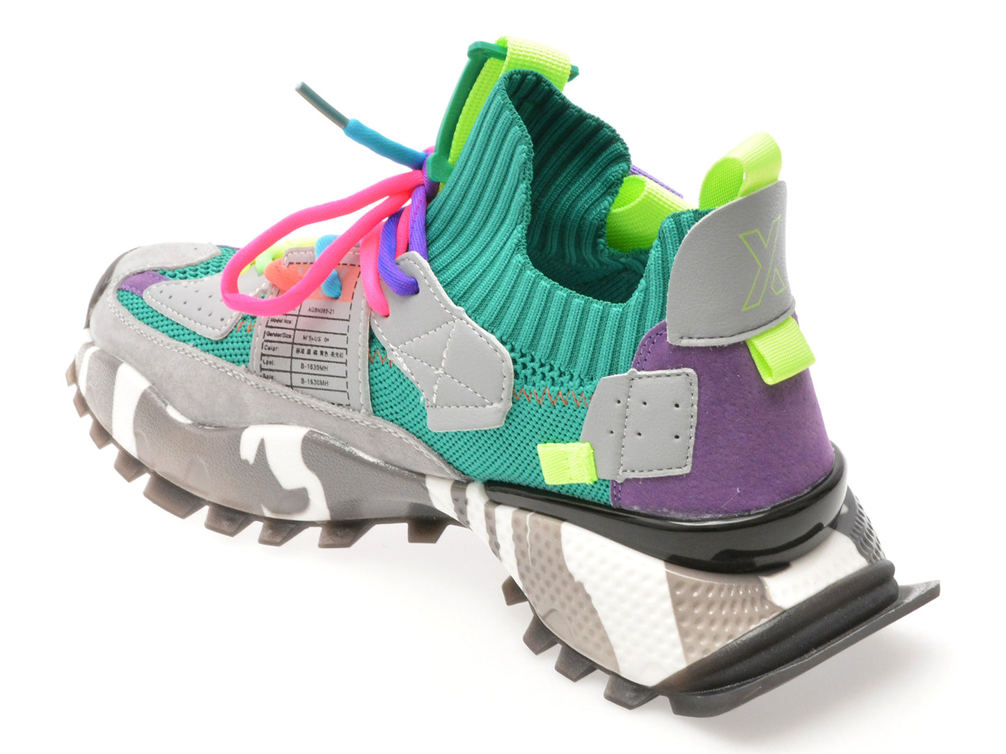 Pantofi sport gryxo portocalii, 18159, din material textil
