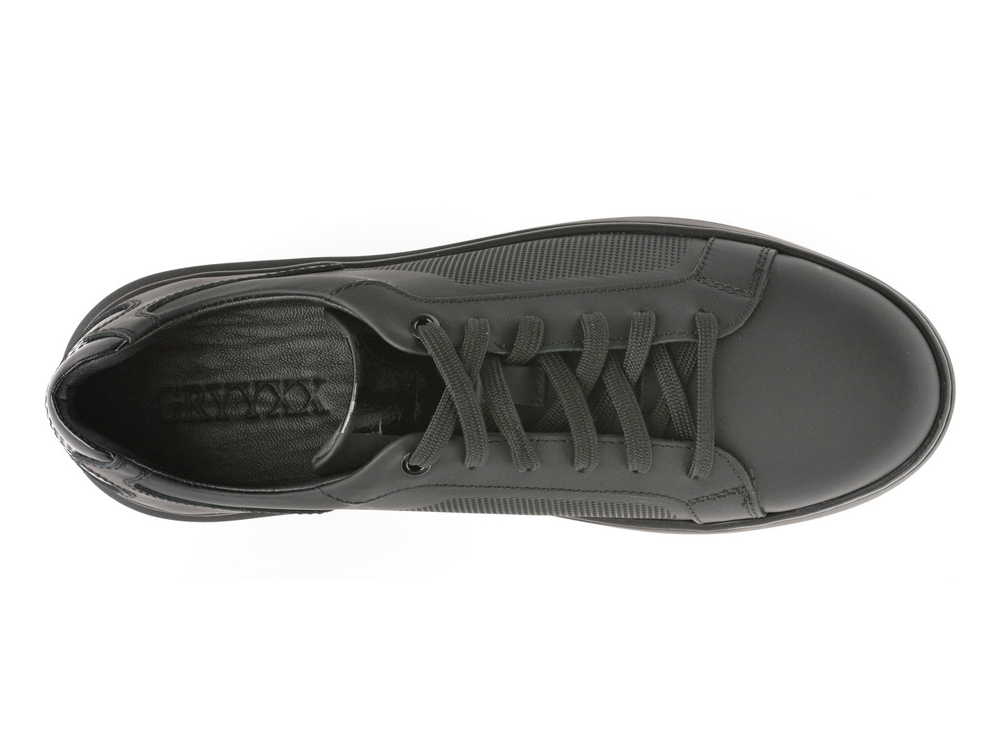 Pantofi sport gryxo negri, MB1400, din piele naturala