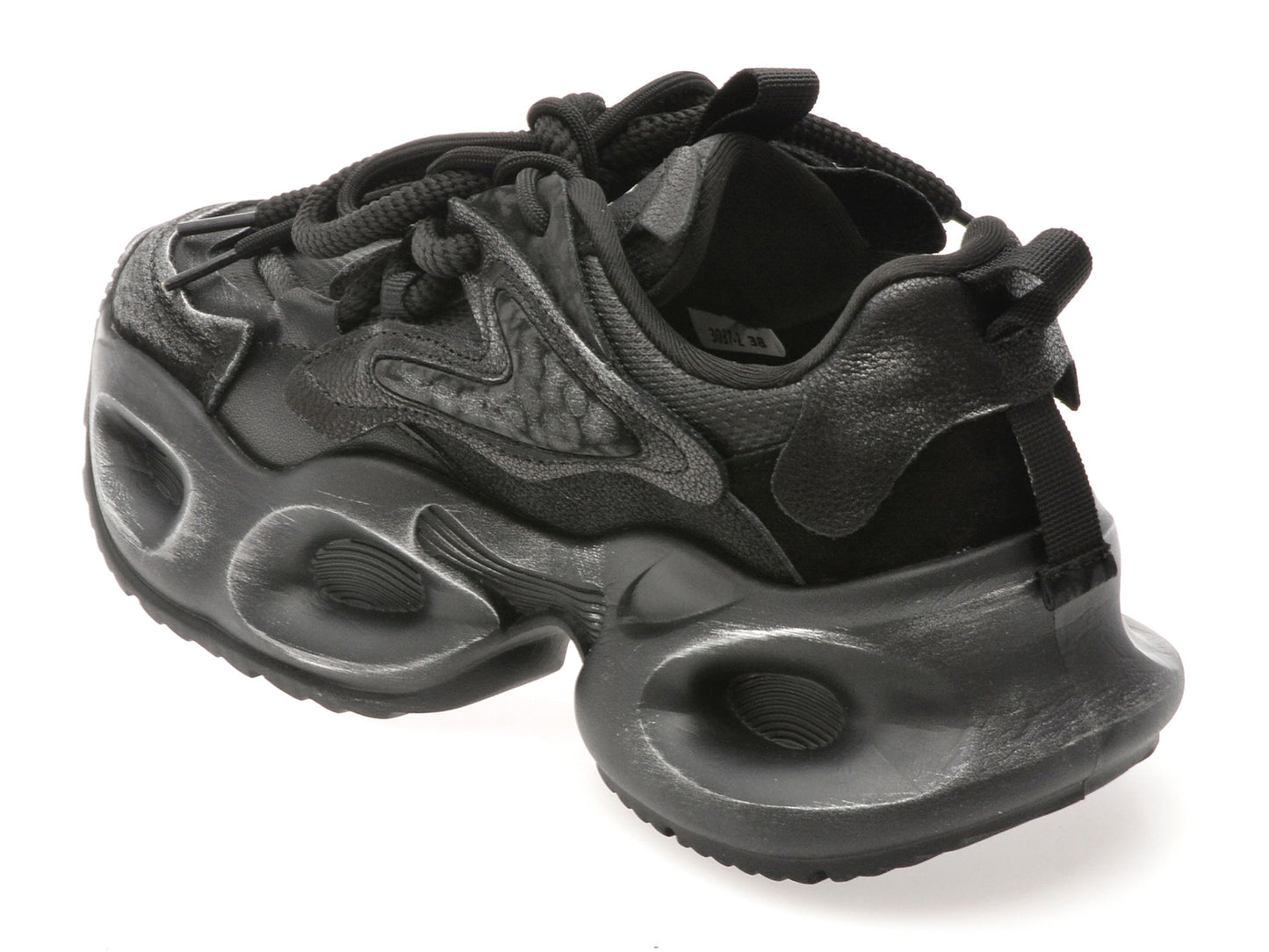 Pantofi sport gryxo negri, 30372, din material textil