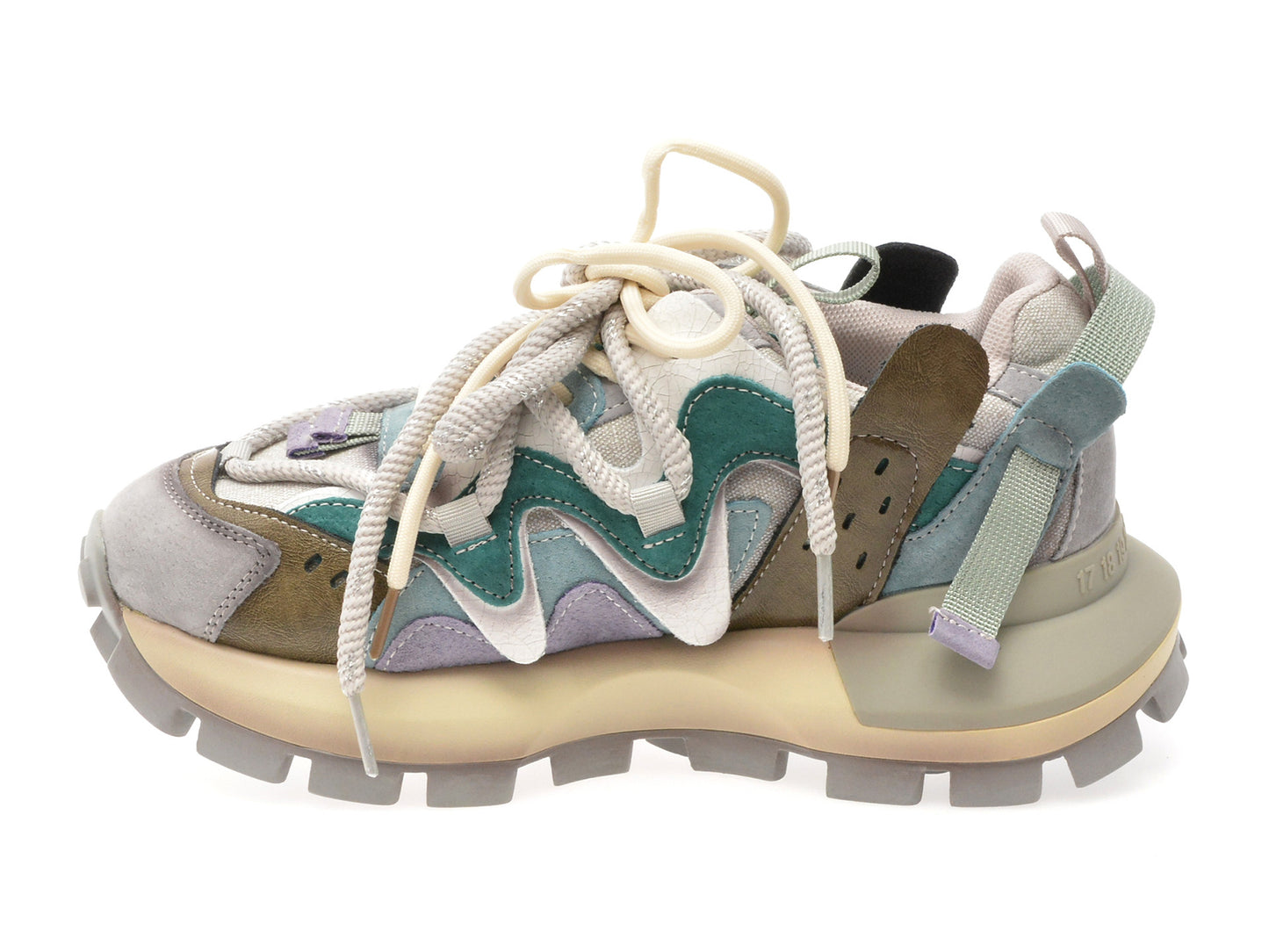 Pantofi sport gryxo gri, 18191, din material textil
