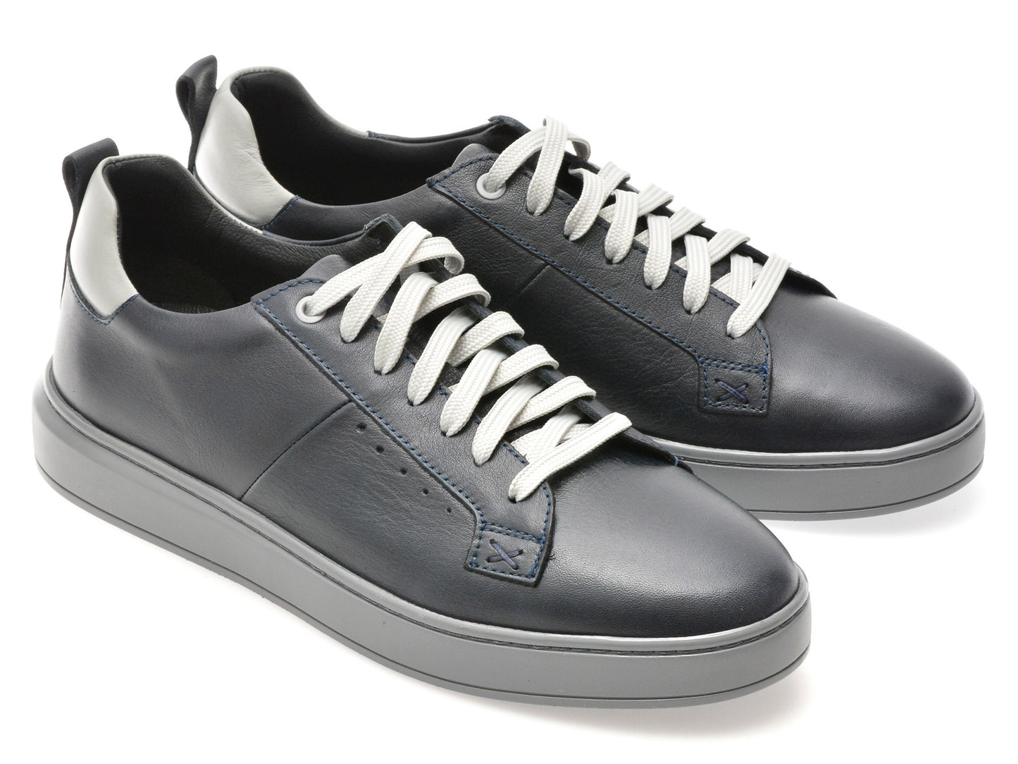 Pantofi sport gryxo bleumarin, MB1230, din piele naturala