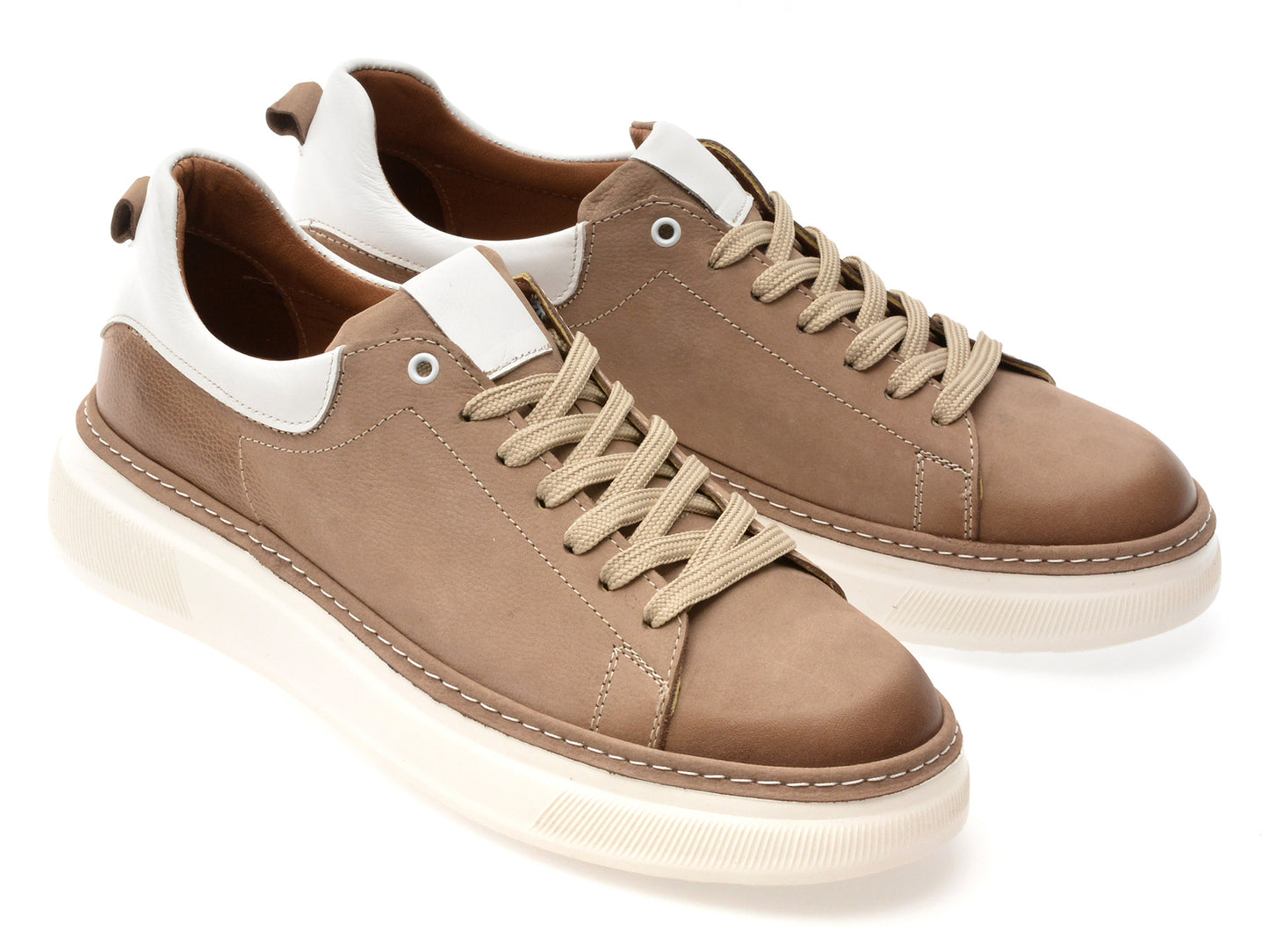 Pantofi sport gryxo gri, TRL57, din nabuc