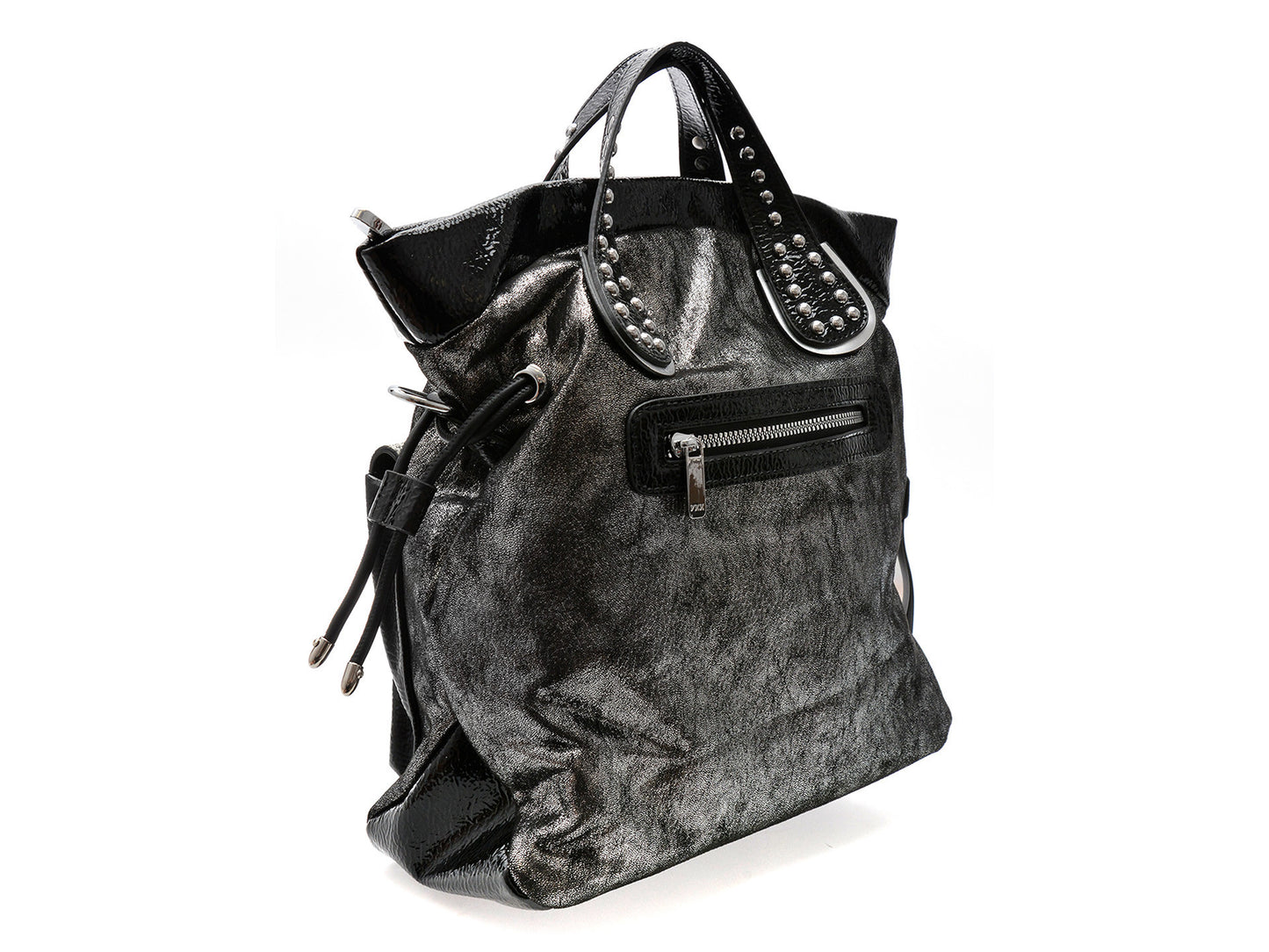 Poseta gryxo neagra, 64148, din piele ecologica