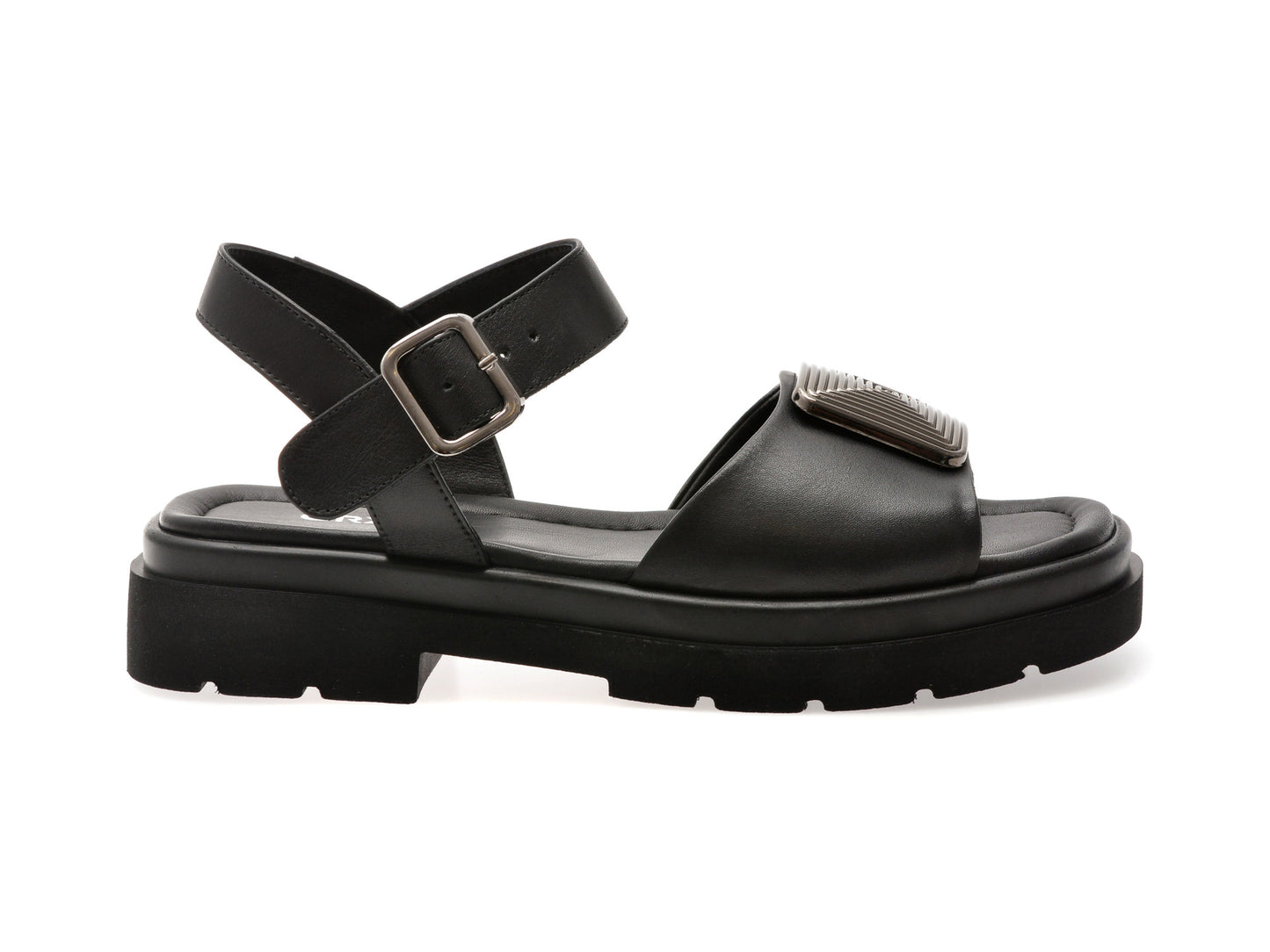 Sandale gryxo negre, 220380, din piele naturala
