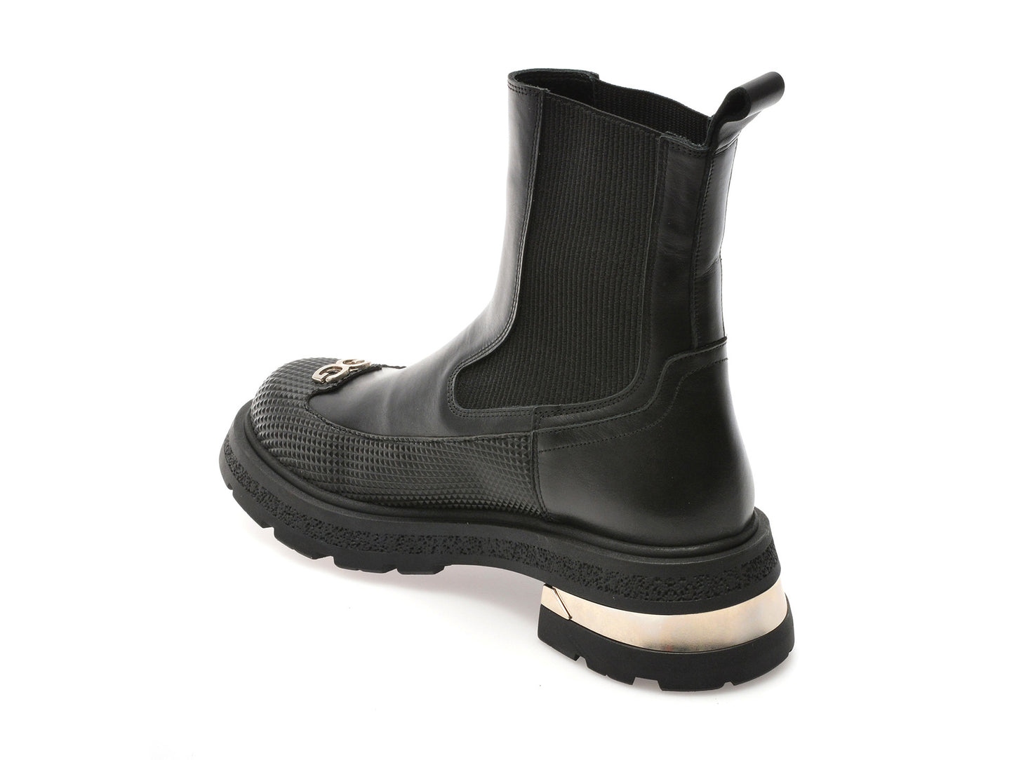 Ghete  gryxo negre, 3154162, din piele naturala