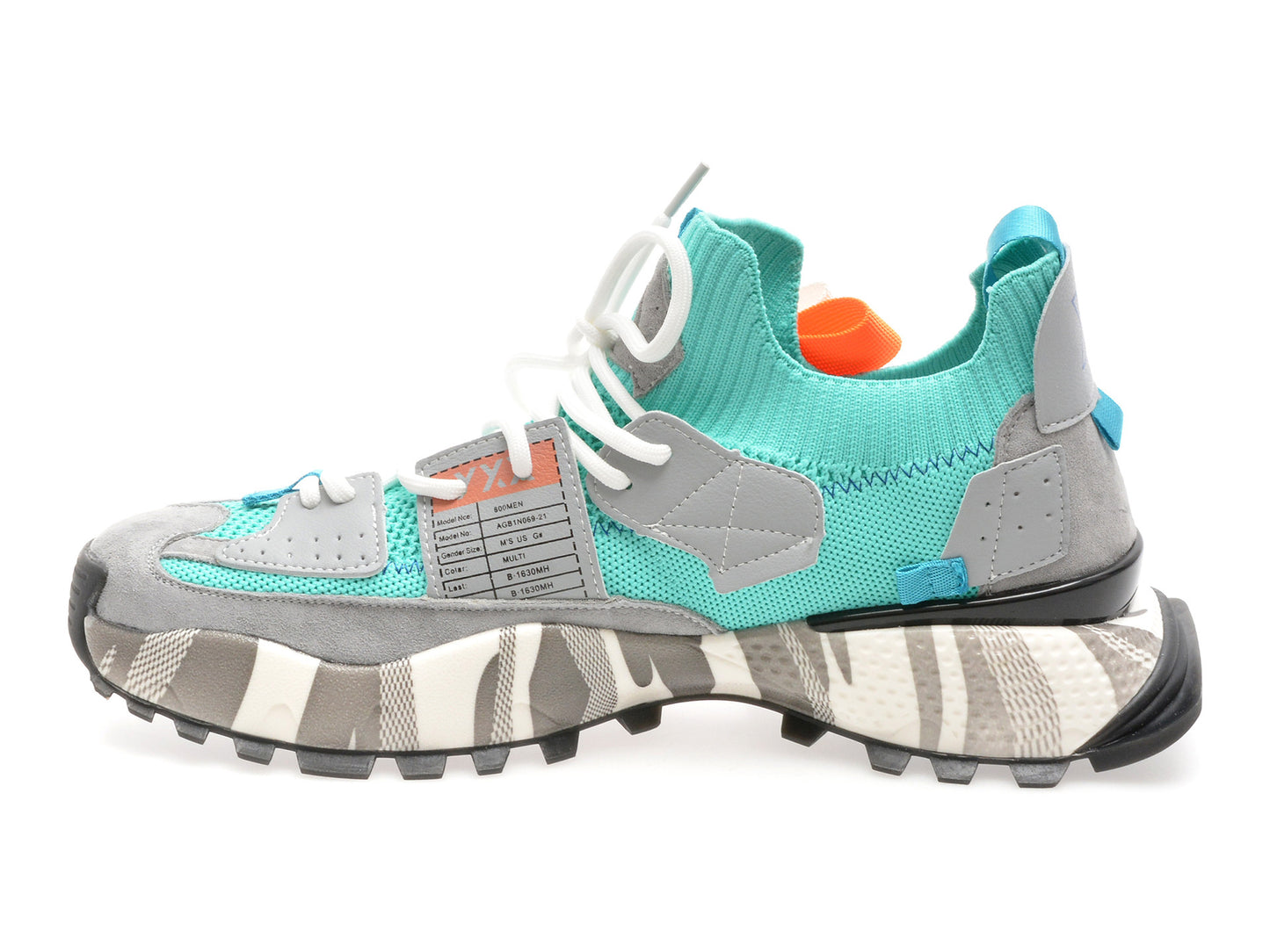 Pantofi sport gryxo portocalii, 18159, din material textil