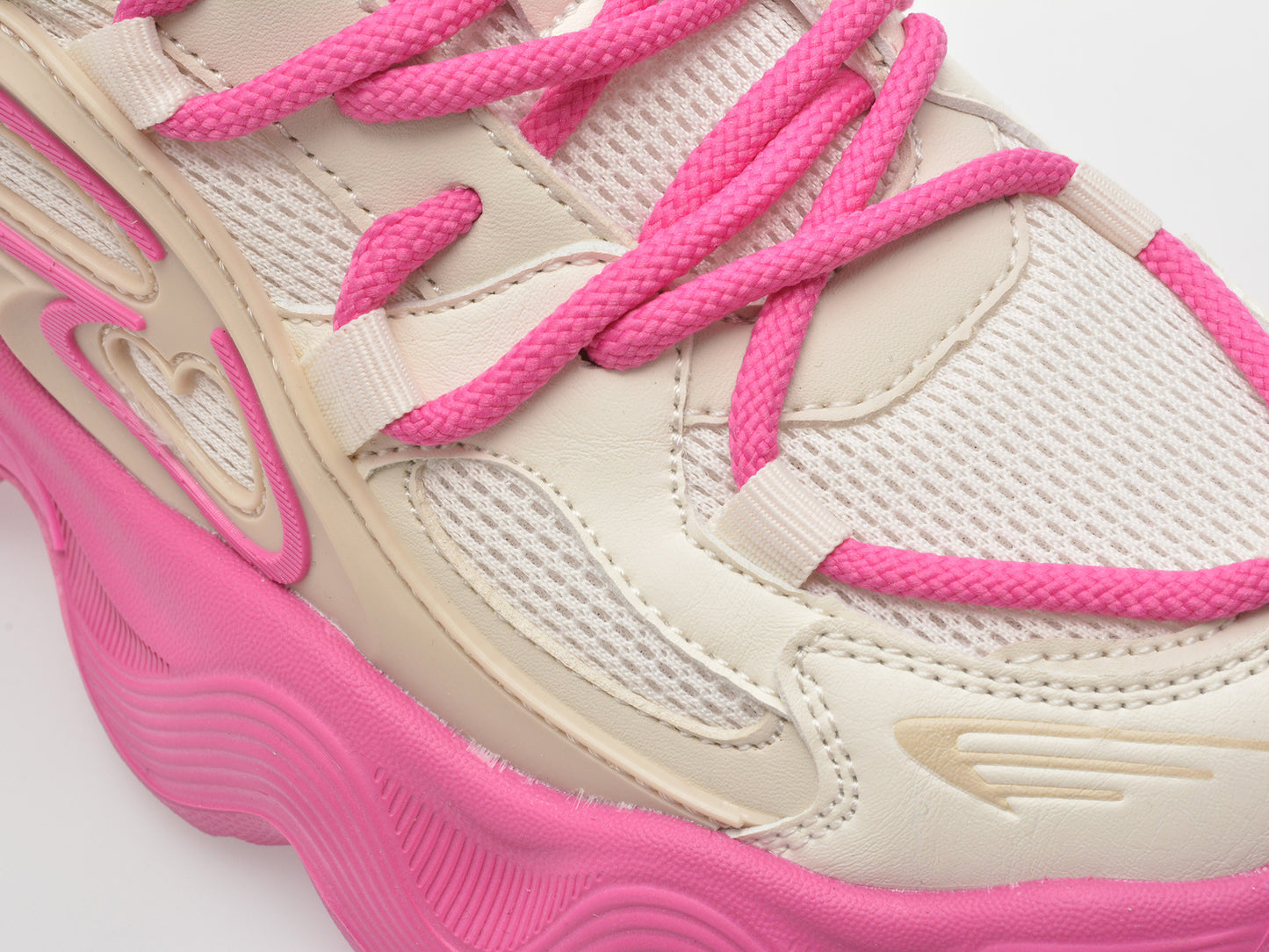 Pantofi sport gryxo fucsia, 36398, din material textil