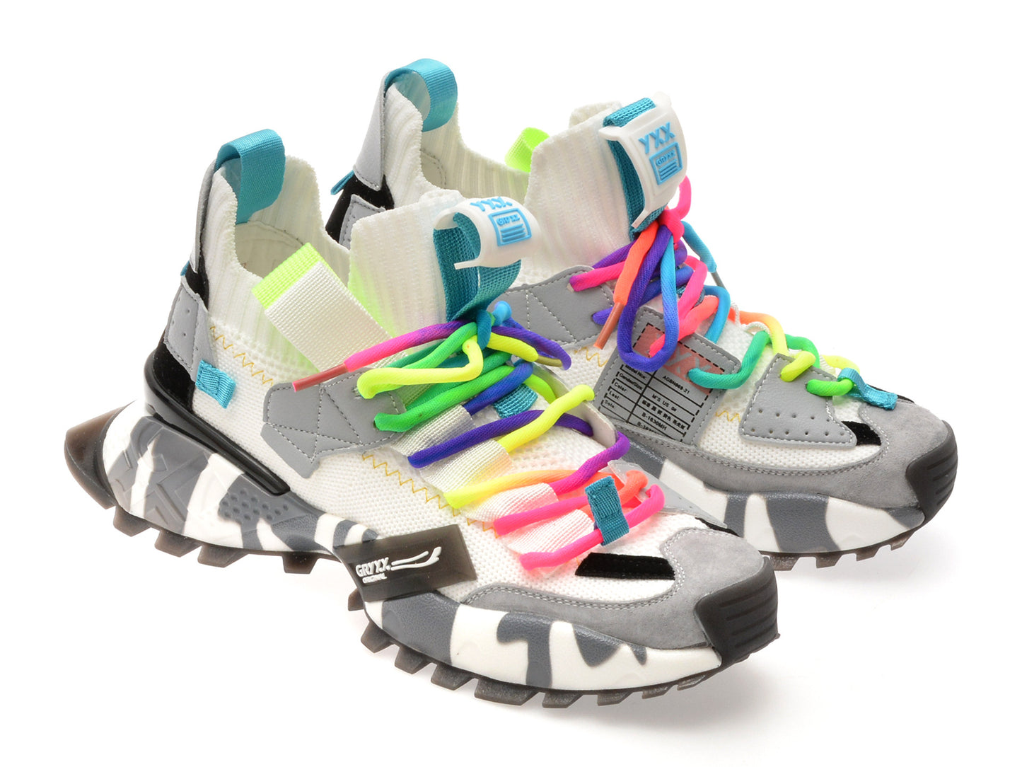 Pantofi sport gryxo portocalii, 18159, din material textil