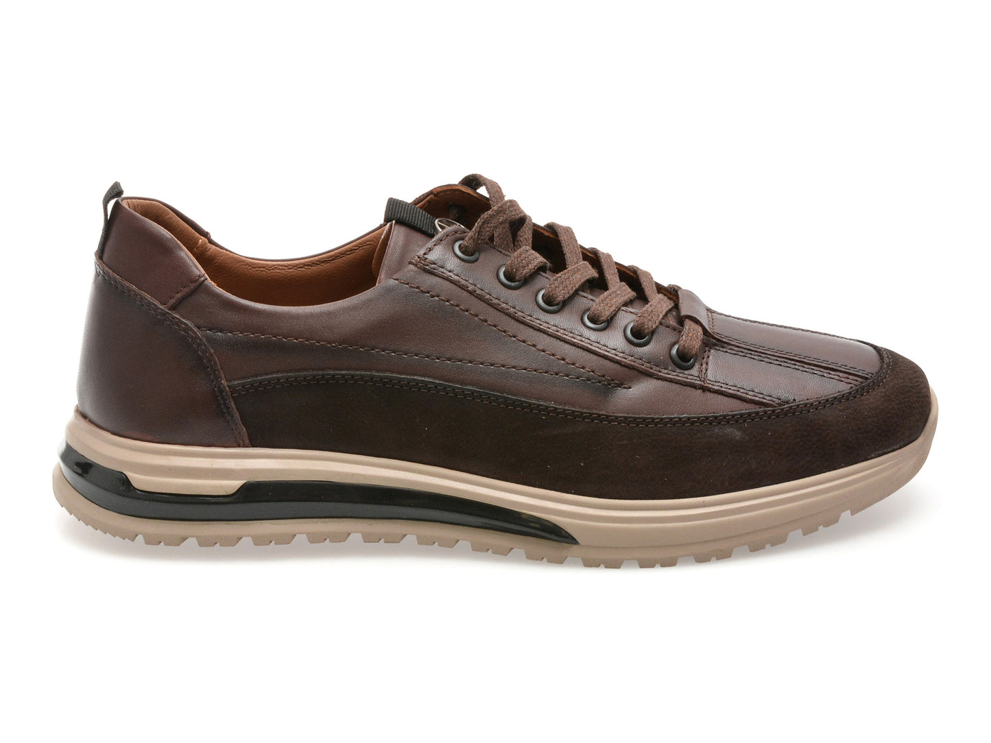 Pantofi sport gryxo maro, LS2404, din piele naturala