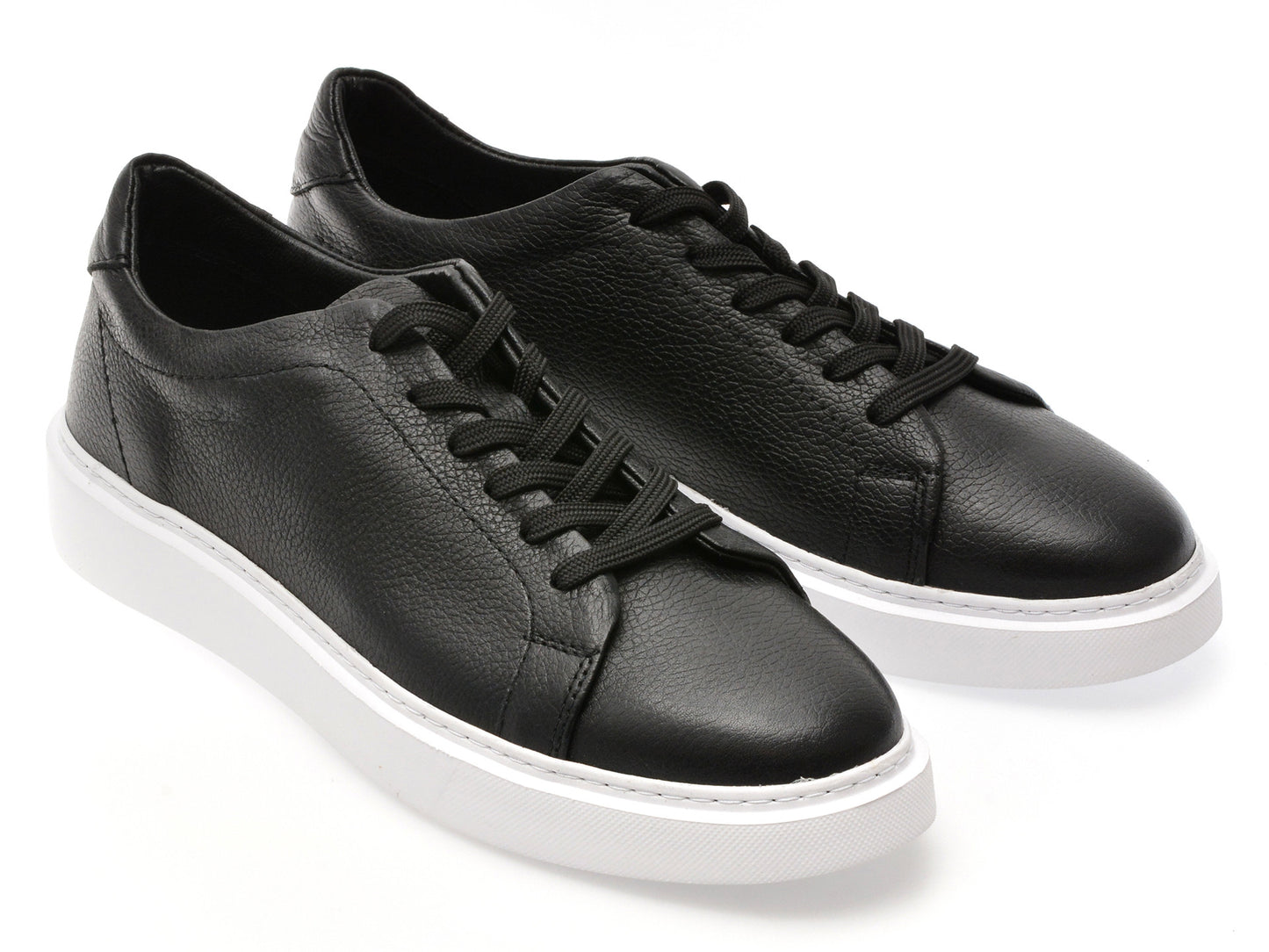 Pantofi sport gryxo albi, M7162, din piele naturala