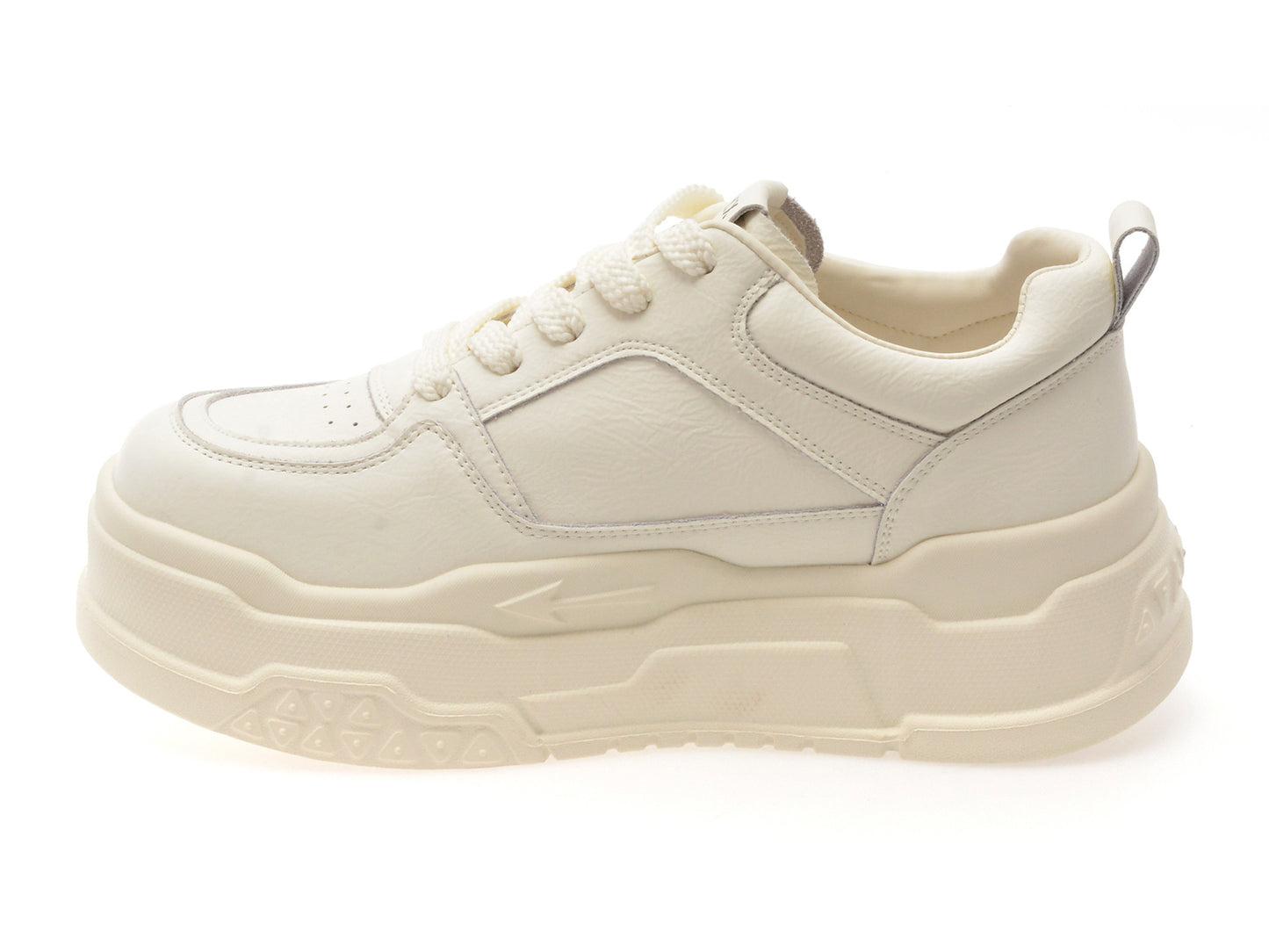 Pantofi sport gryxo albi, 2315, din piele naturala