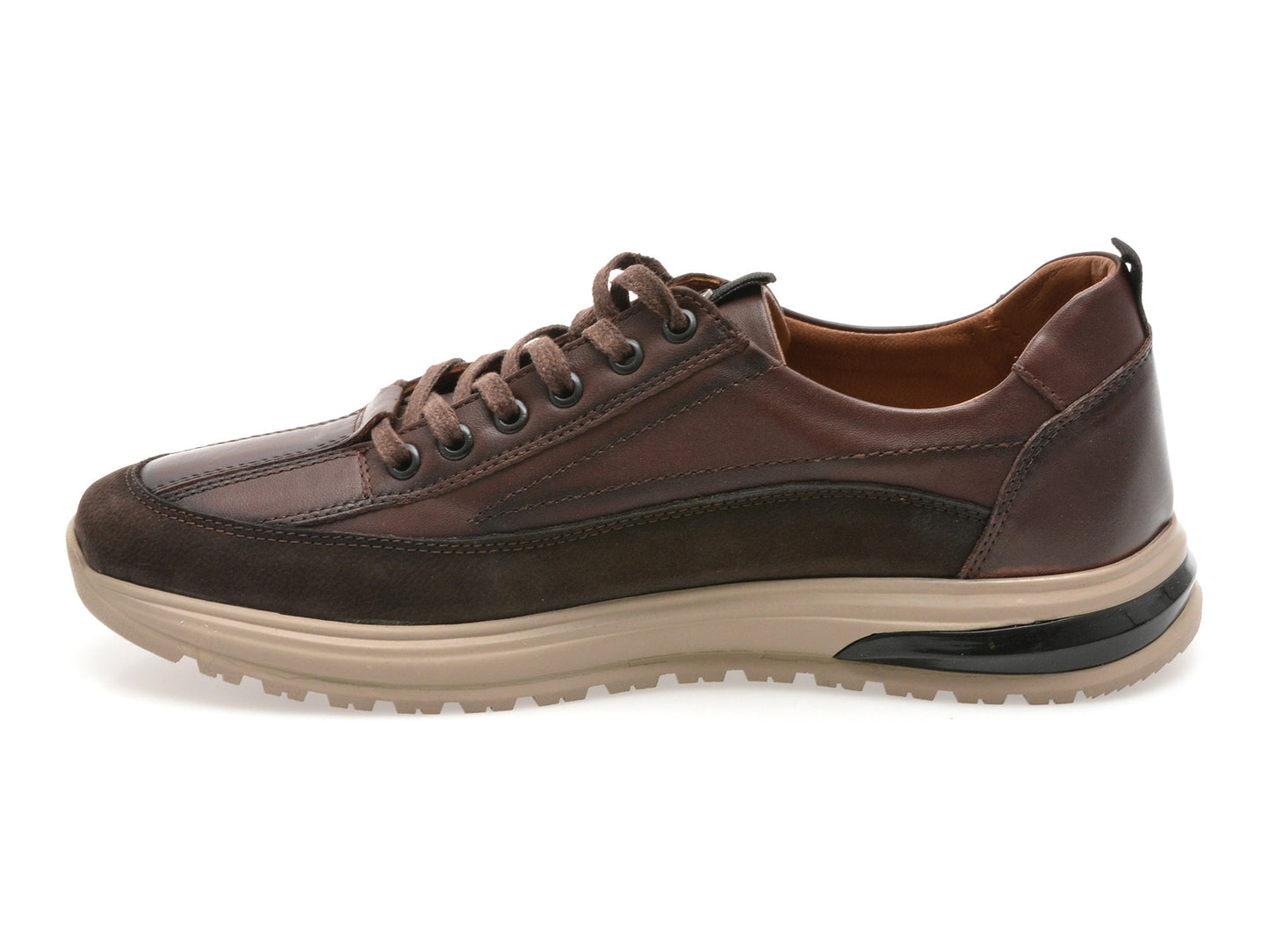 Pantofi sport gryxo maro, LS2404, din piele naturala