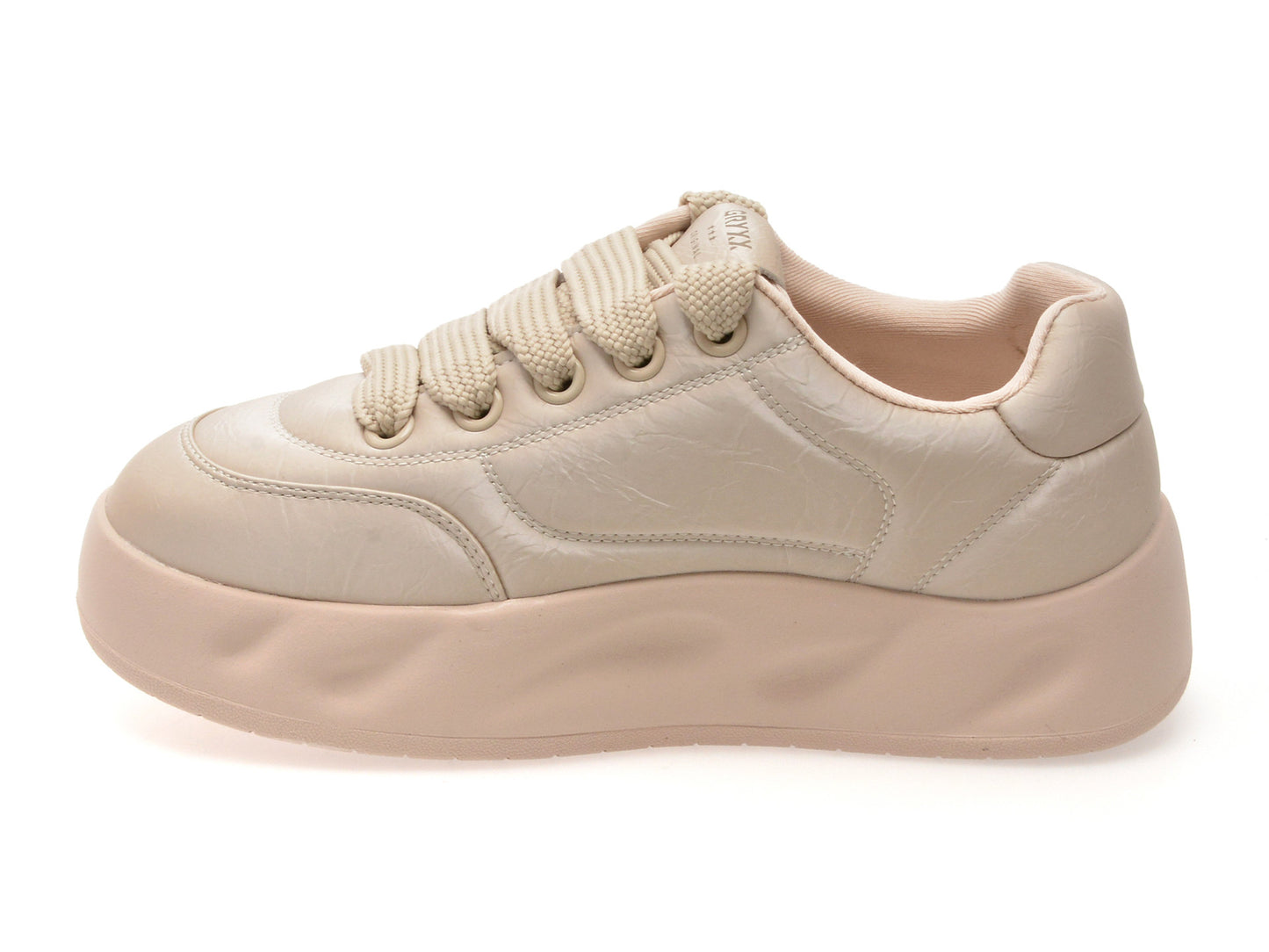 Pantofi sport gryxo nude, 2297, din piele ecologica