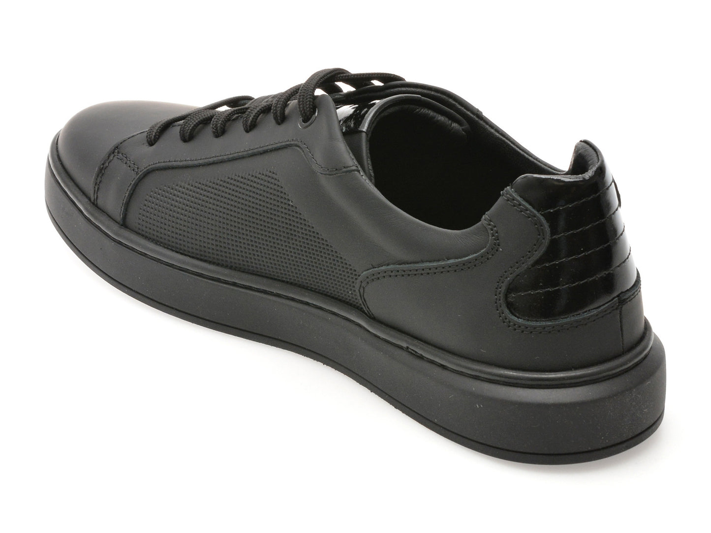 Pantofi sport gryxo negri, MB1400, din piele naturala