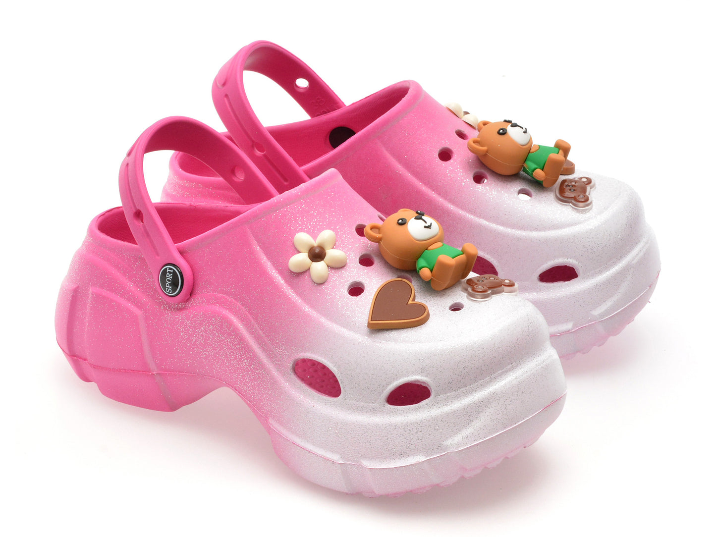 Papuci gryxo fucsia, 6013, din pvc