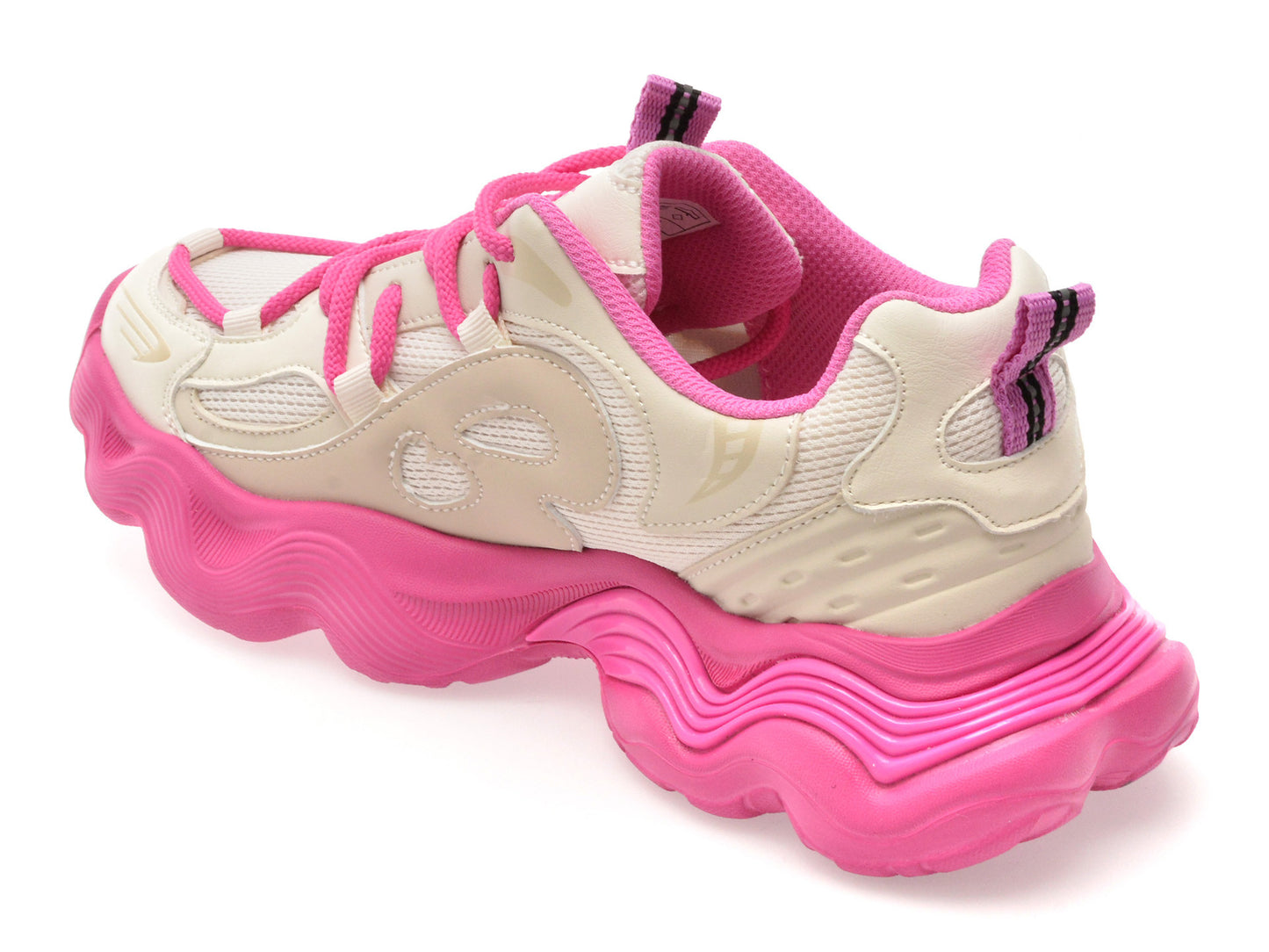 Pantofi sport gryxo fucsia, 36398, din material textil