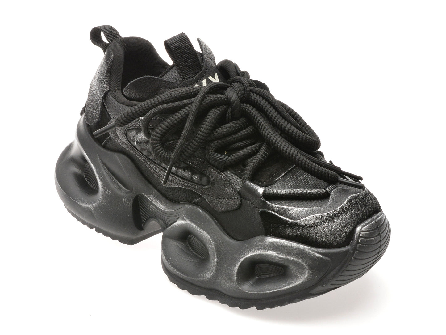 Pantofi sport gryxo negri, 30372, din material textil