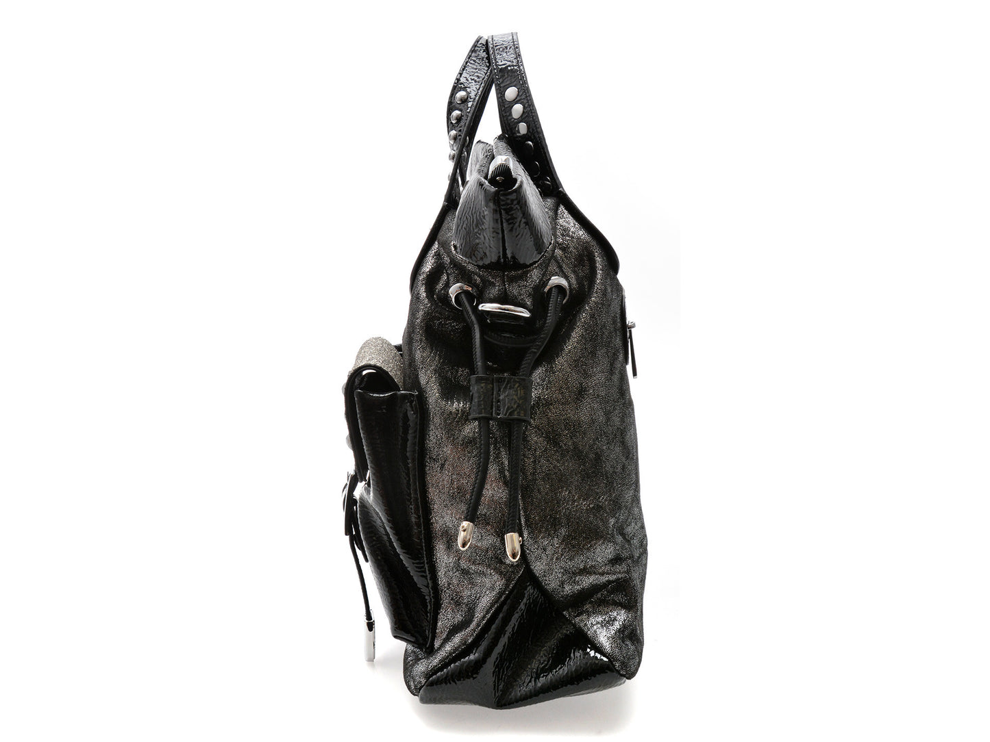 Poseta gryxo neagra, 64148, din piele ecologica