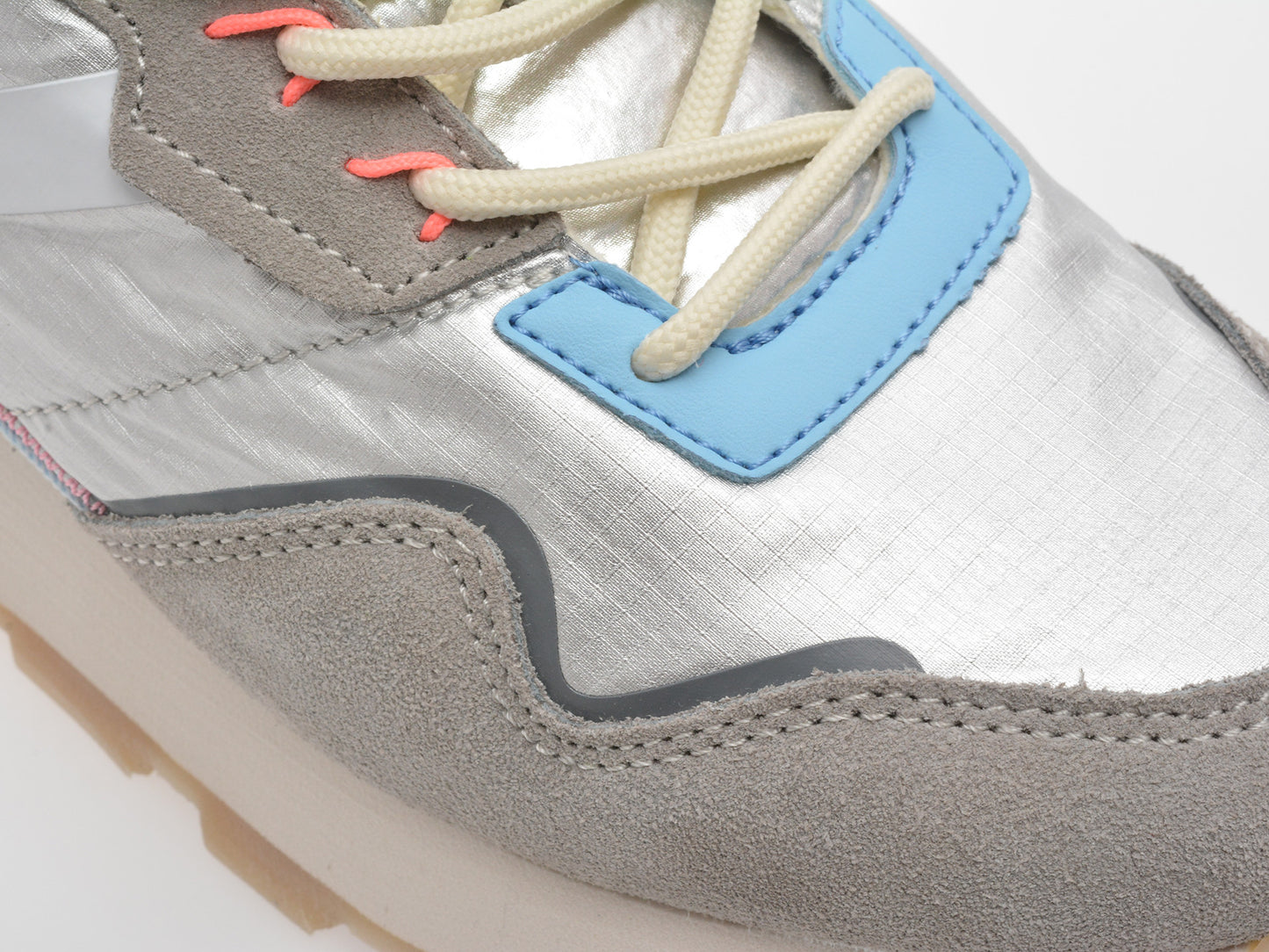 Pantofi sport gryxo albi, 40061W, din material textil