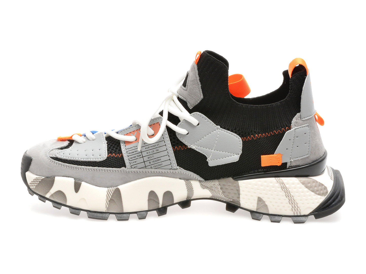 Pantofi sport gryxo portocalii, 18159, din material textil