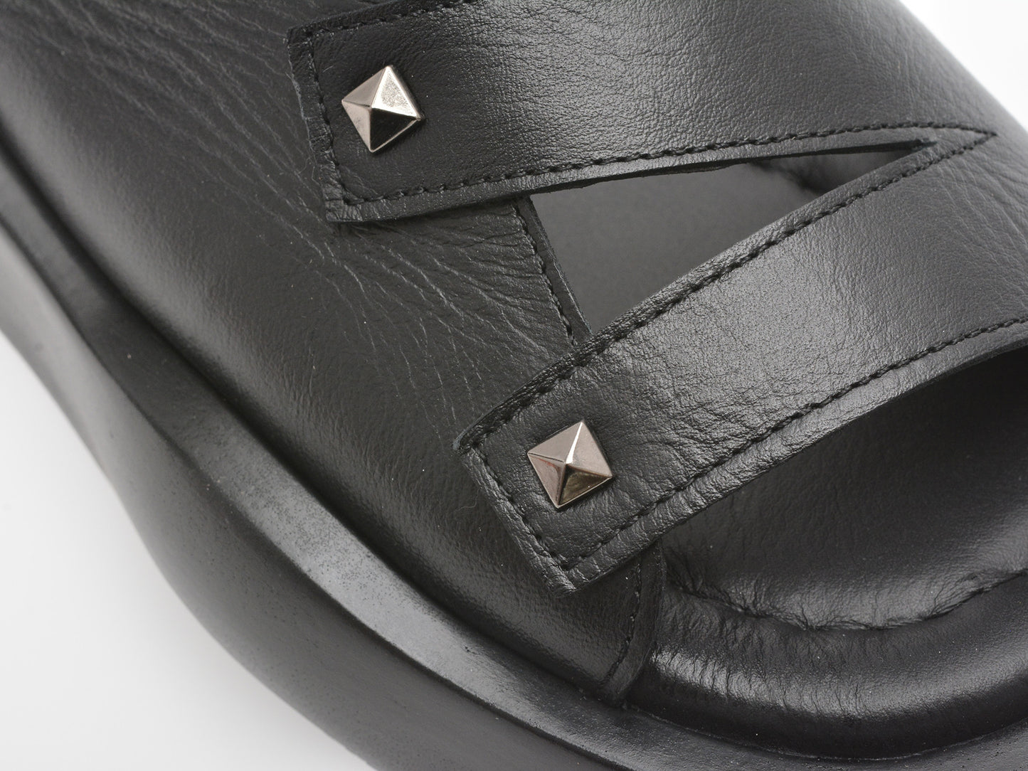 Sandale gryxo negre, 2452947, din piele naturala