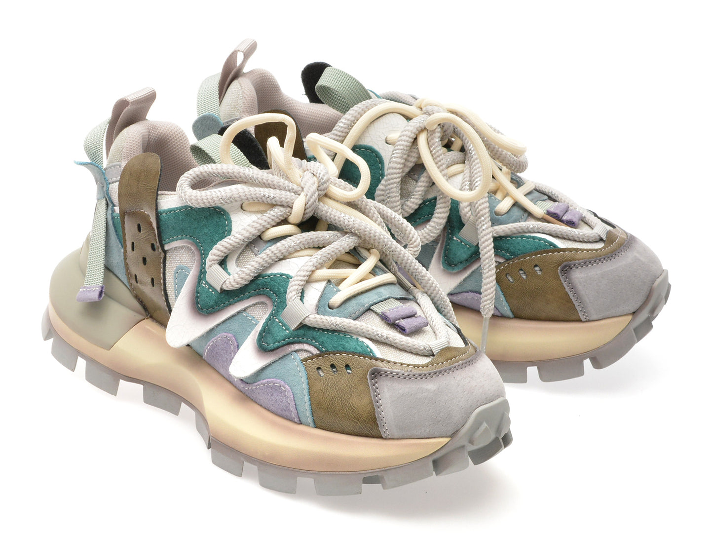 Pantofi sport gryxo gri, 18191, din material textil