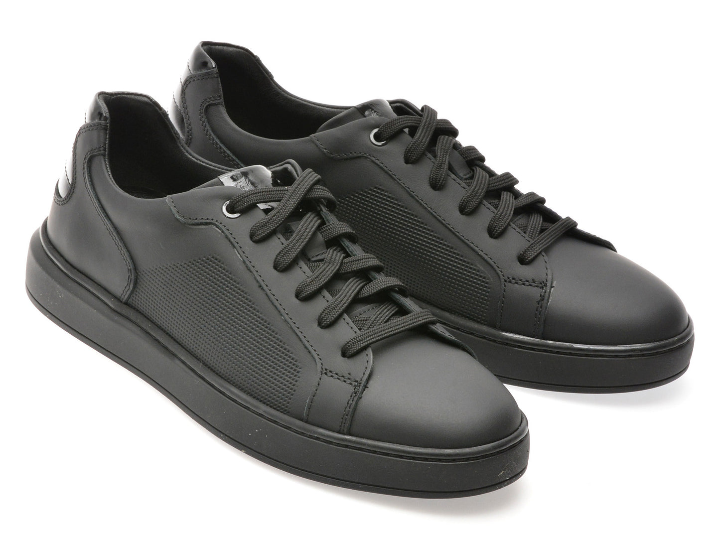 Pantofi sport gryxo negri, MB1400, din piele naturala