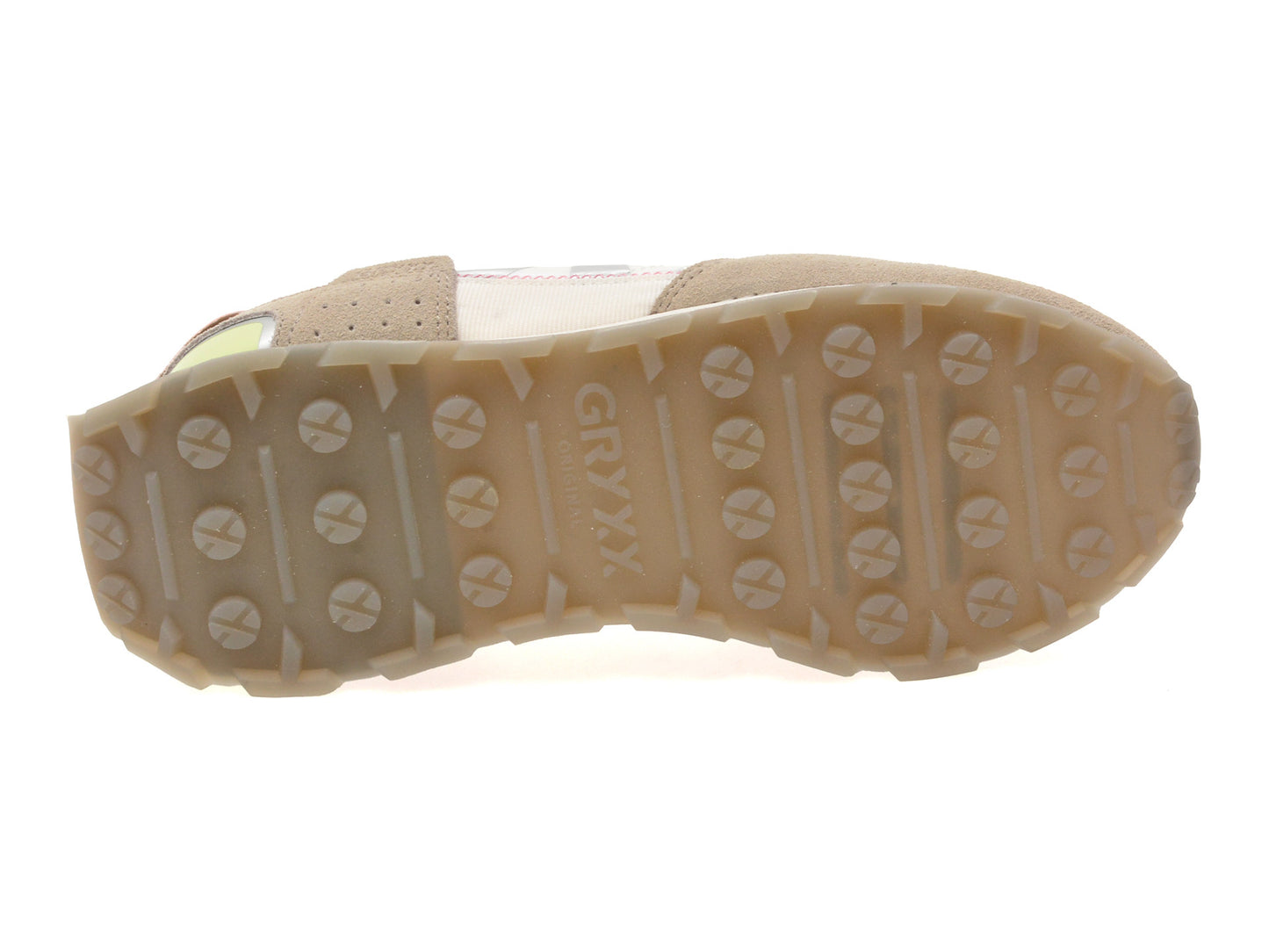 Pantofi sport gryxo albi, 40061W, din material textil