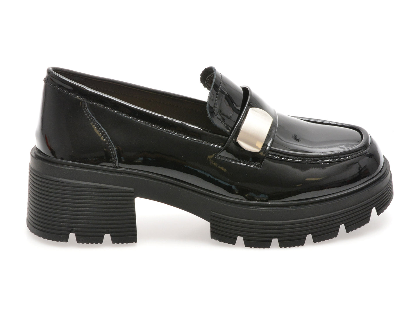 Mocasini gryxo negri, 88178, din piele naturala