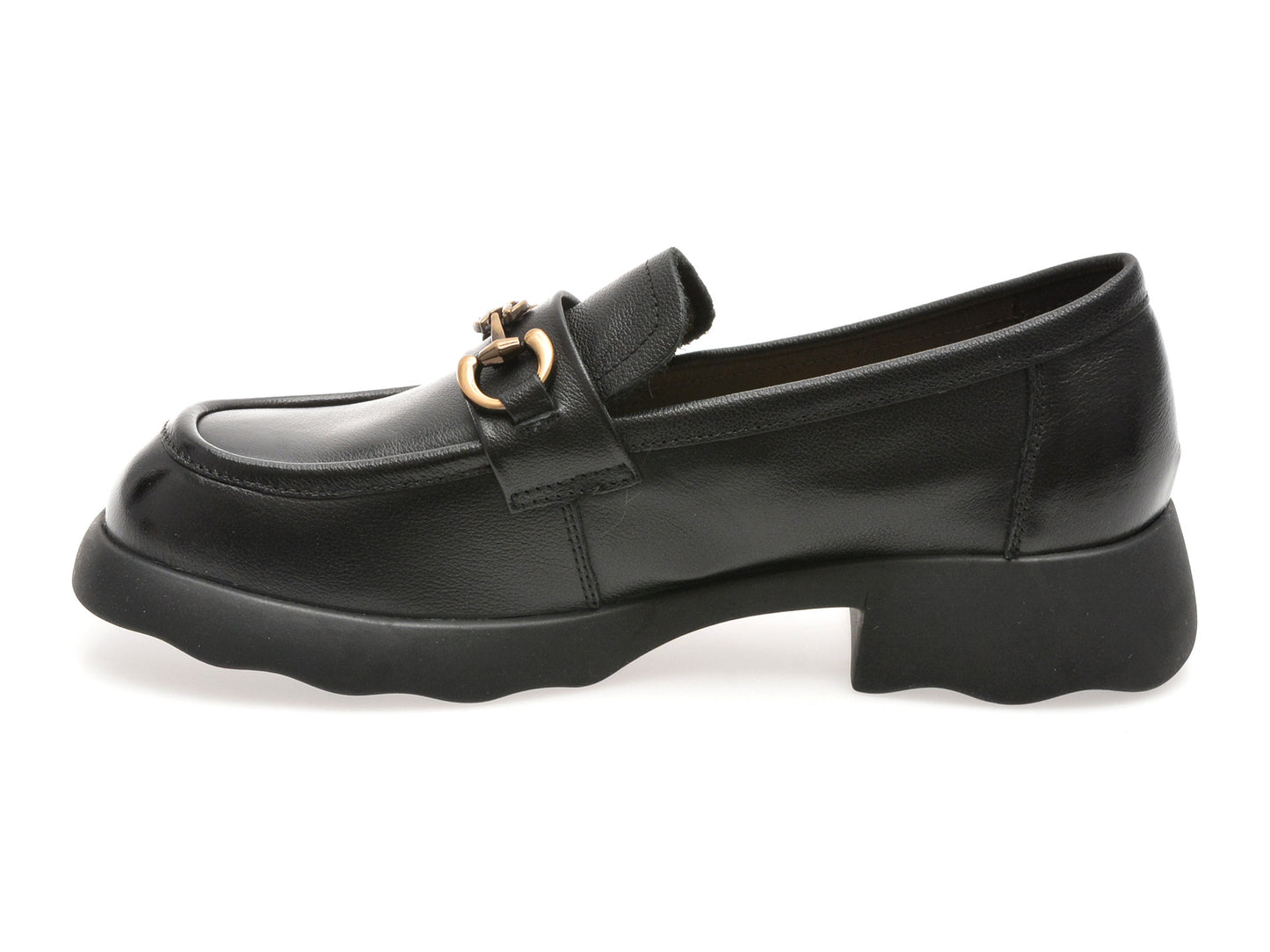 Mocasini gryxo negri, 8568, din piele naturala