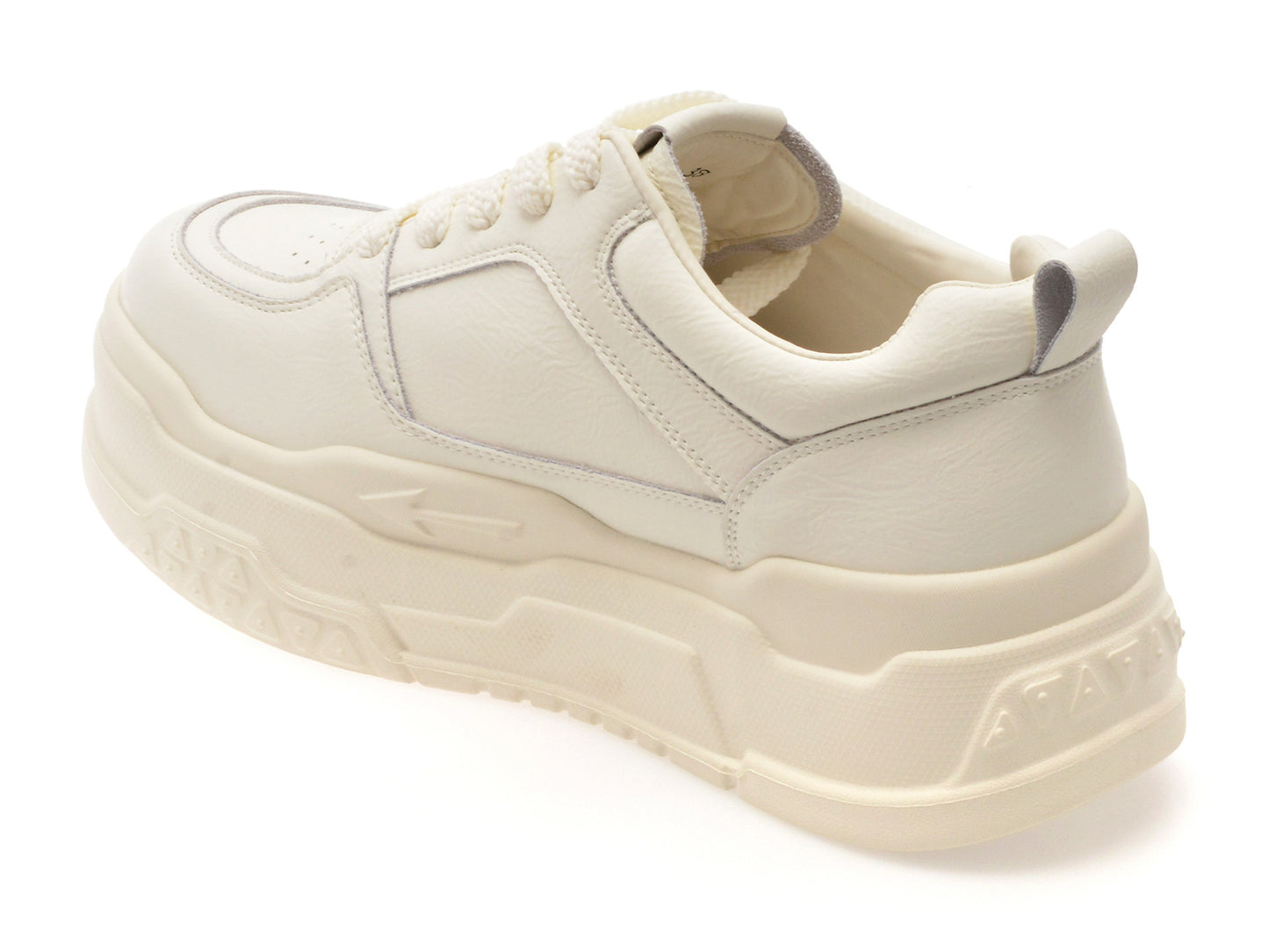 Pantofi sport gryxo albi, 2315, din piele naturala