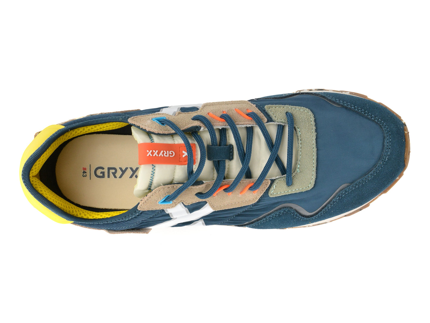 Pantofi sport gryxo bleumarin, 40061M, din material textil