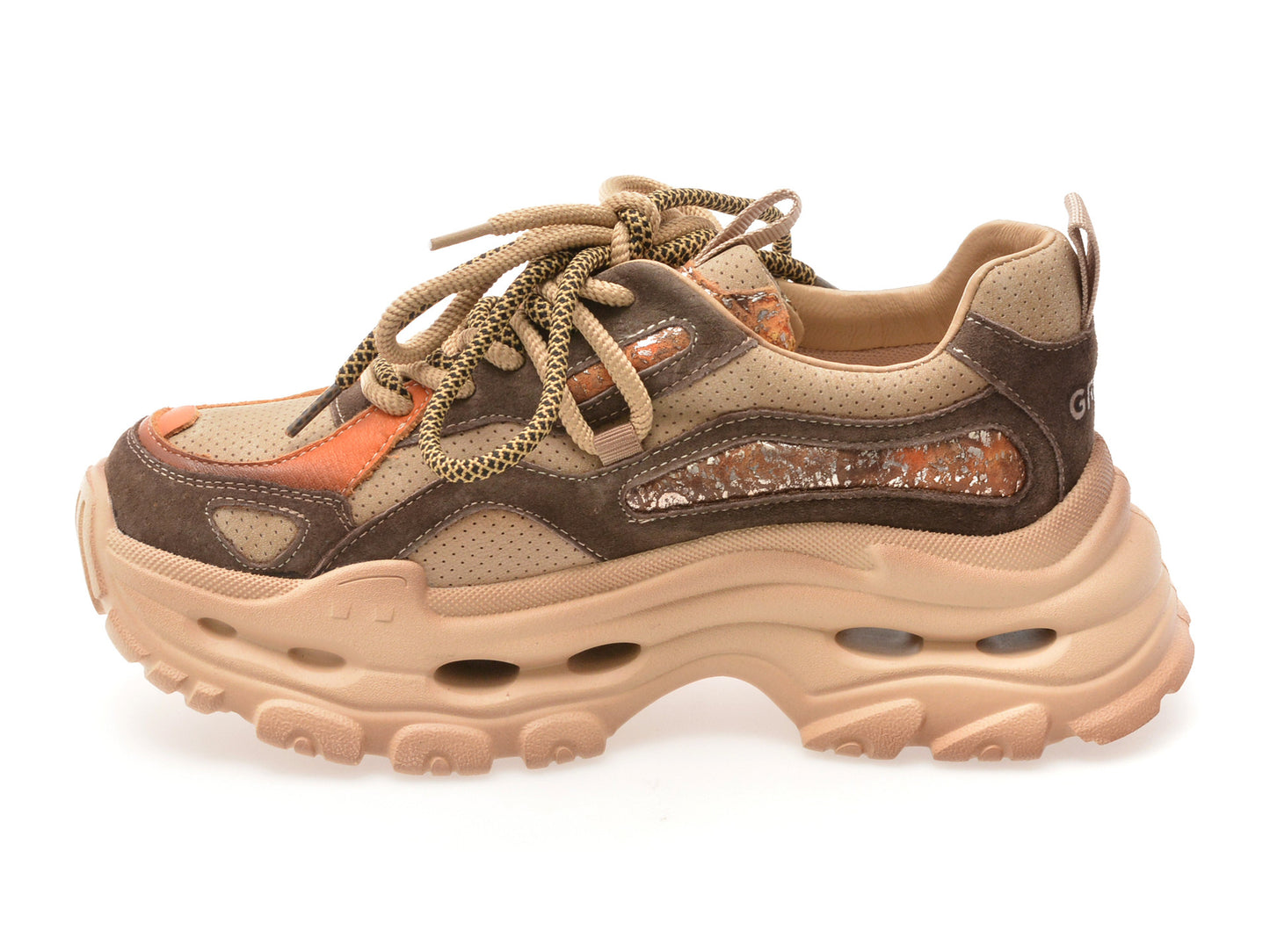Pantofi sport gryxo maro, Y2923, din piele naturala
