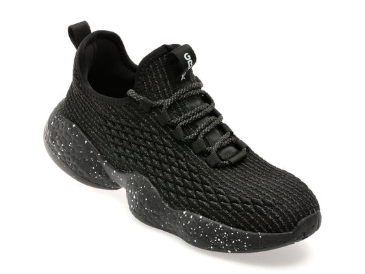 Pantofi sport gryxo negri, A85238, din material textil
