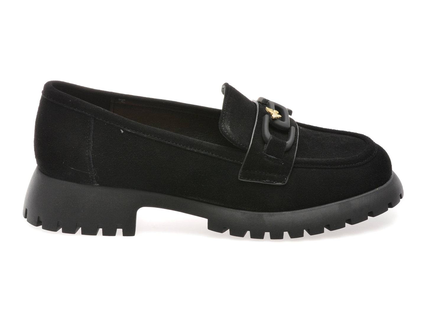 Mocasini gryxo gri, V856G45, din piele intoarsa