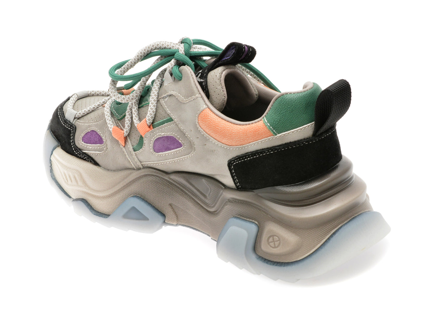 Pantofi sport gryxo gri, 6968, din piele naturala