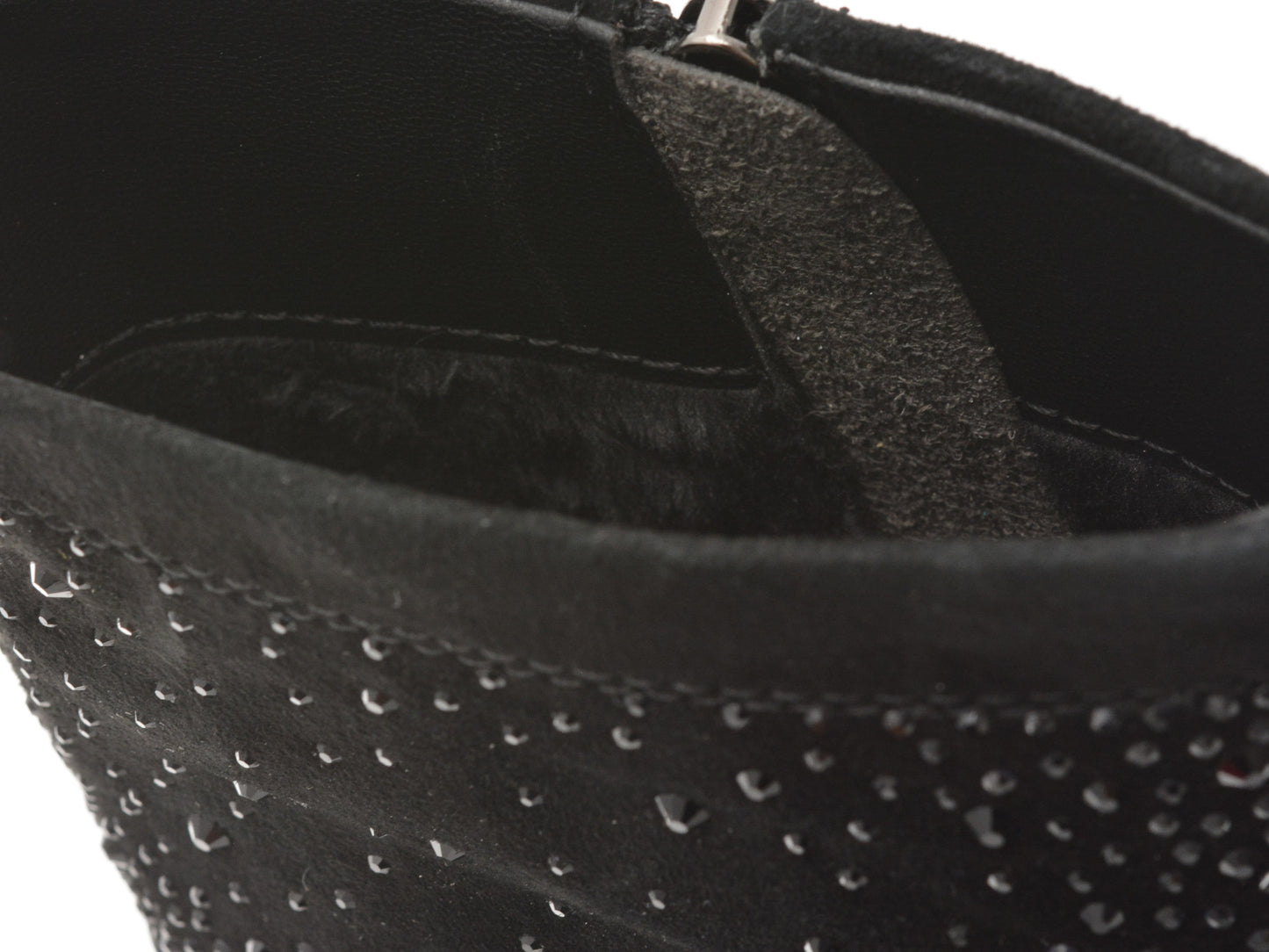 Ghete gryxo negre, KR381, din piele intoarsa