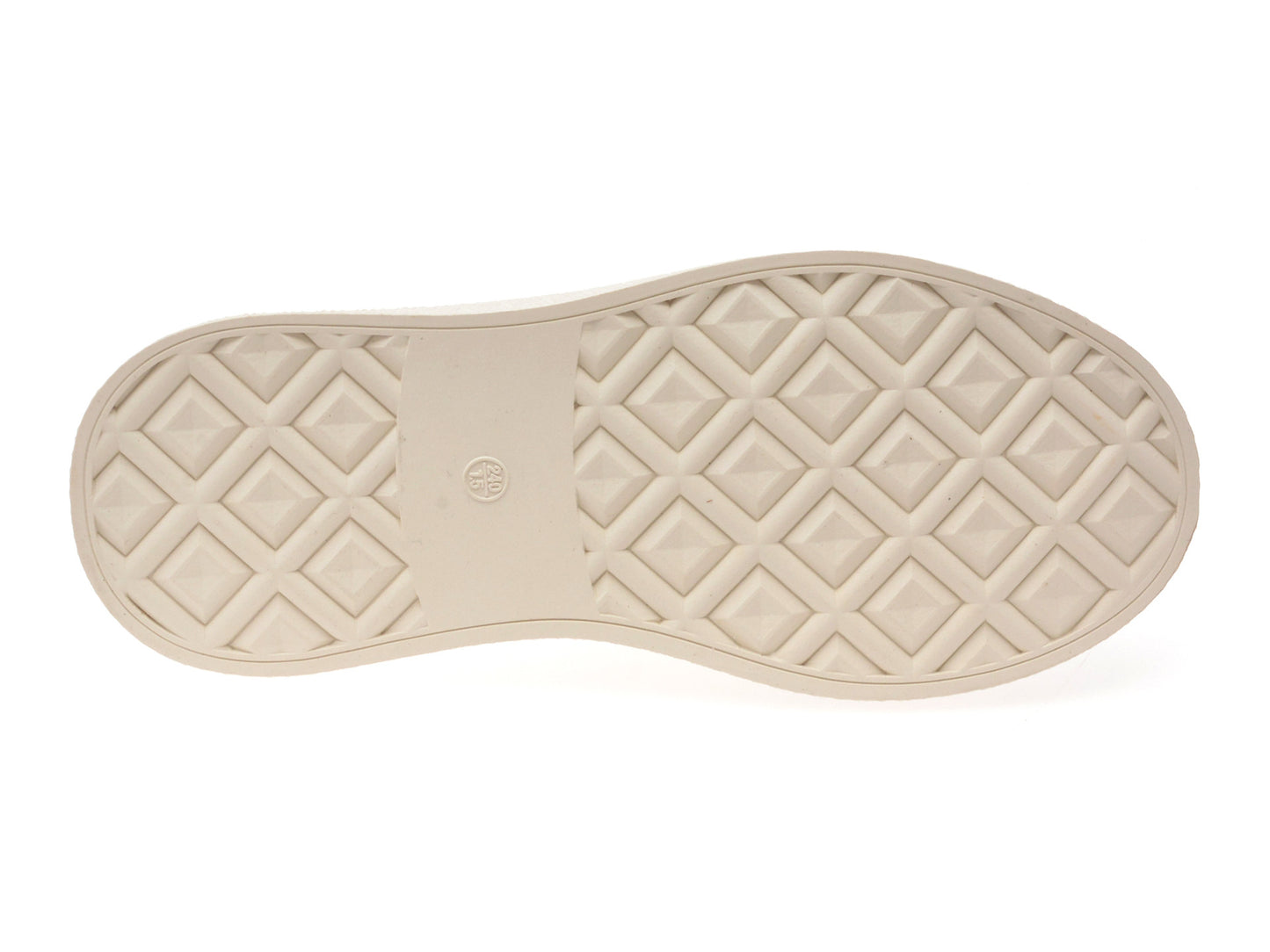 Pantofi sport gryxo albi, 24992, din piele naturala