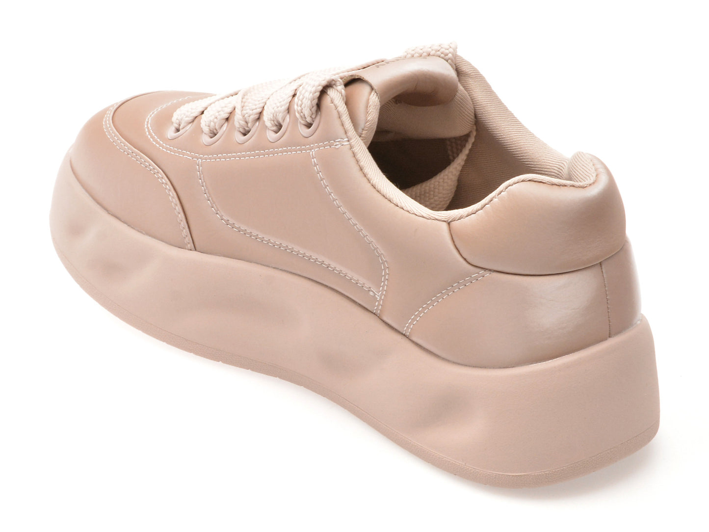 Pantofi sport gryxo nude, 2297, din piele ecologica