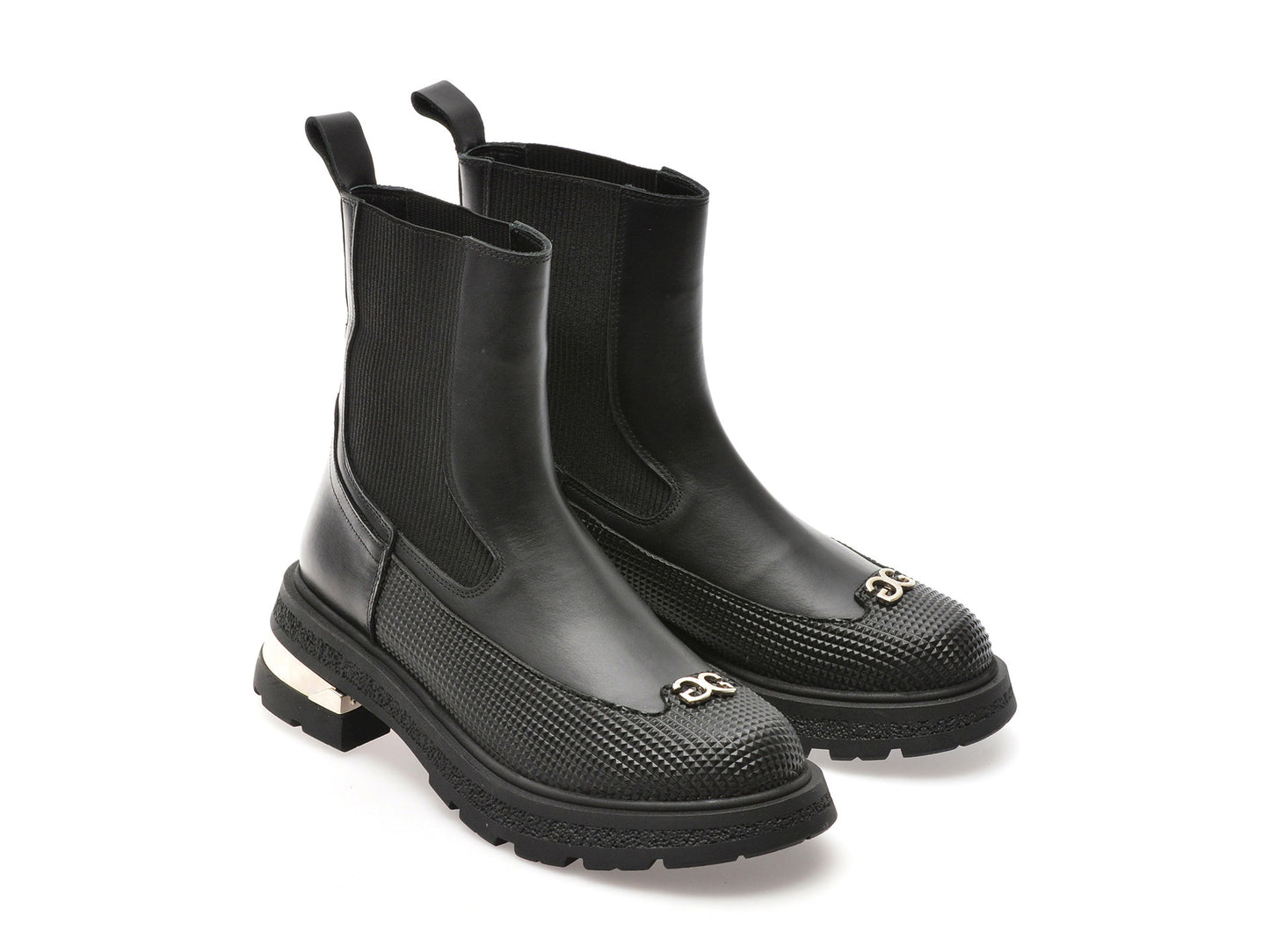 Ghete  gryxo negre, 3154162, din piele naturala