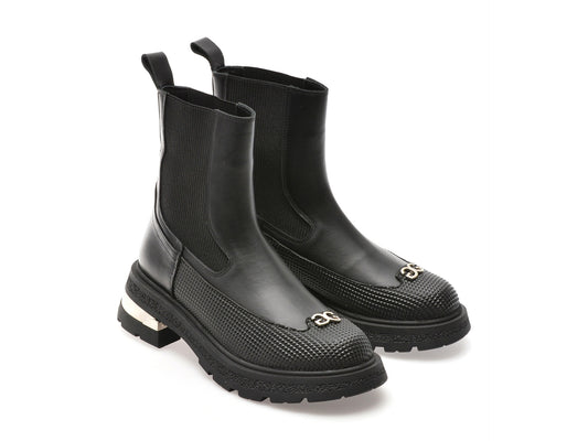 Ghete  gryxo negre, 3154162, din piele naturala