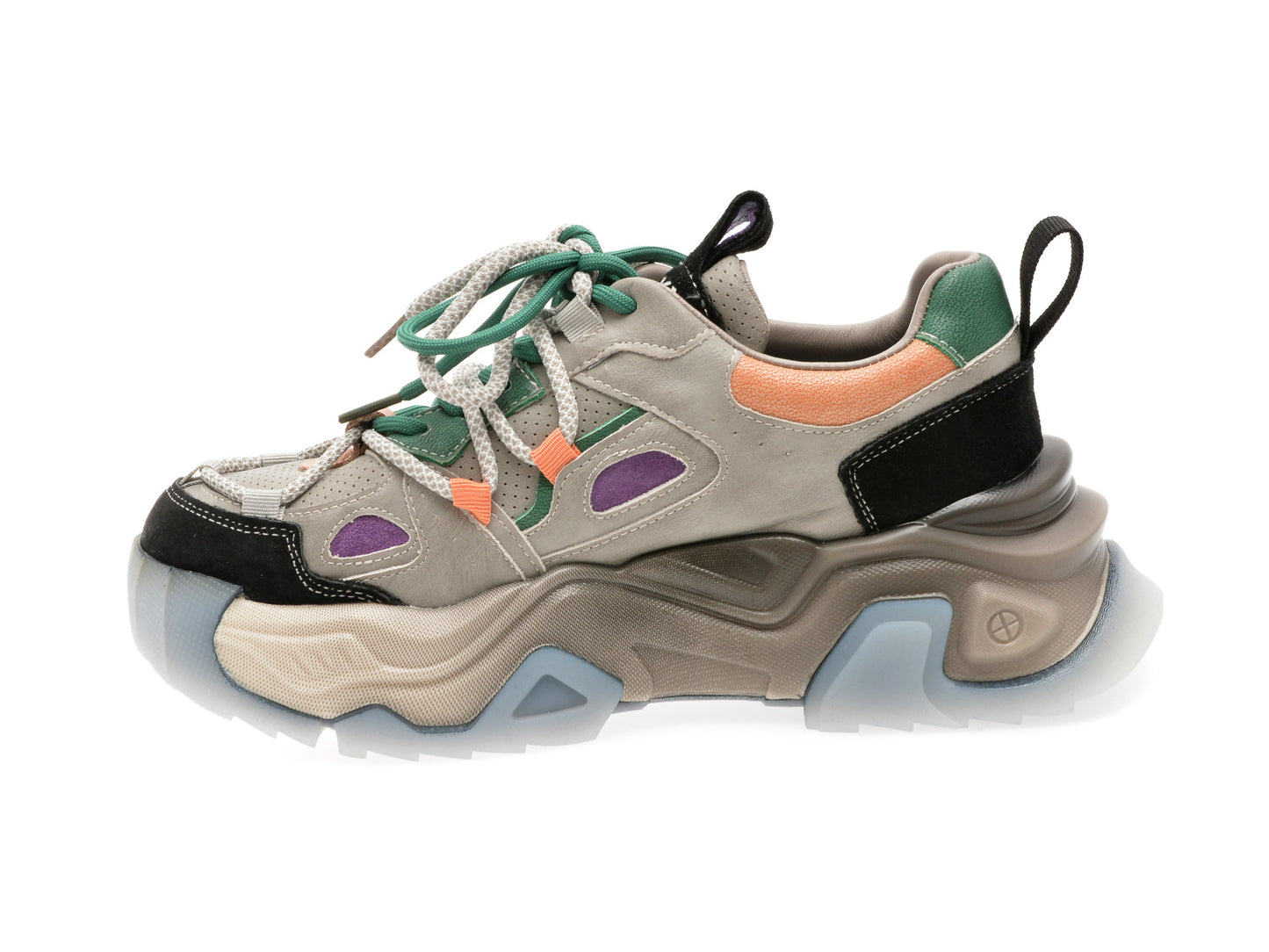 Pantofi sport gryxo gri, 6968, din piele naturala