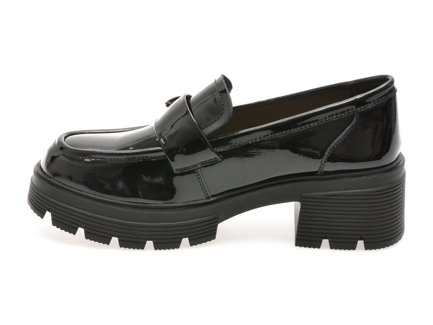 Mocasini gryxo negri, 88178, din piele naturala