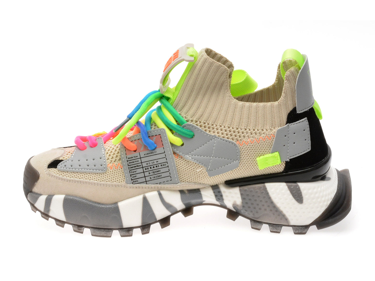 Pantofi sport gryxo portocalii, 18159, din material textil