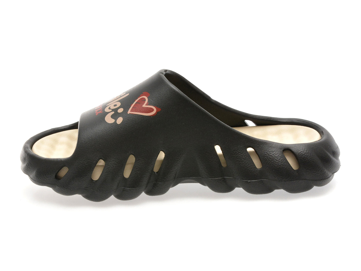 Papuci gryxo negri, V6, din pvc