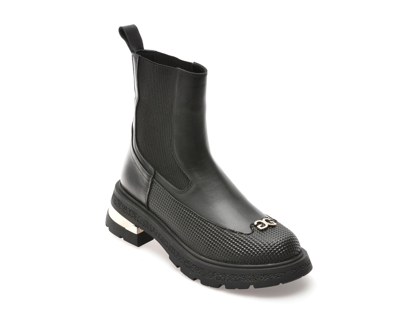 Ghete  gryxo negre, 3154162, din piele naturala