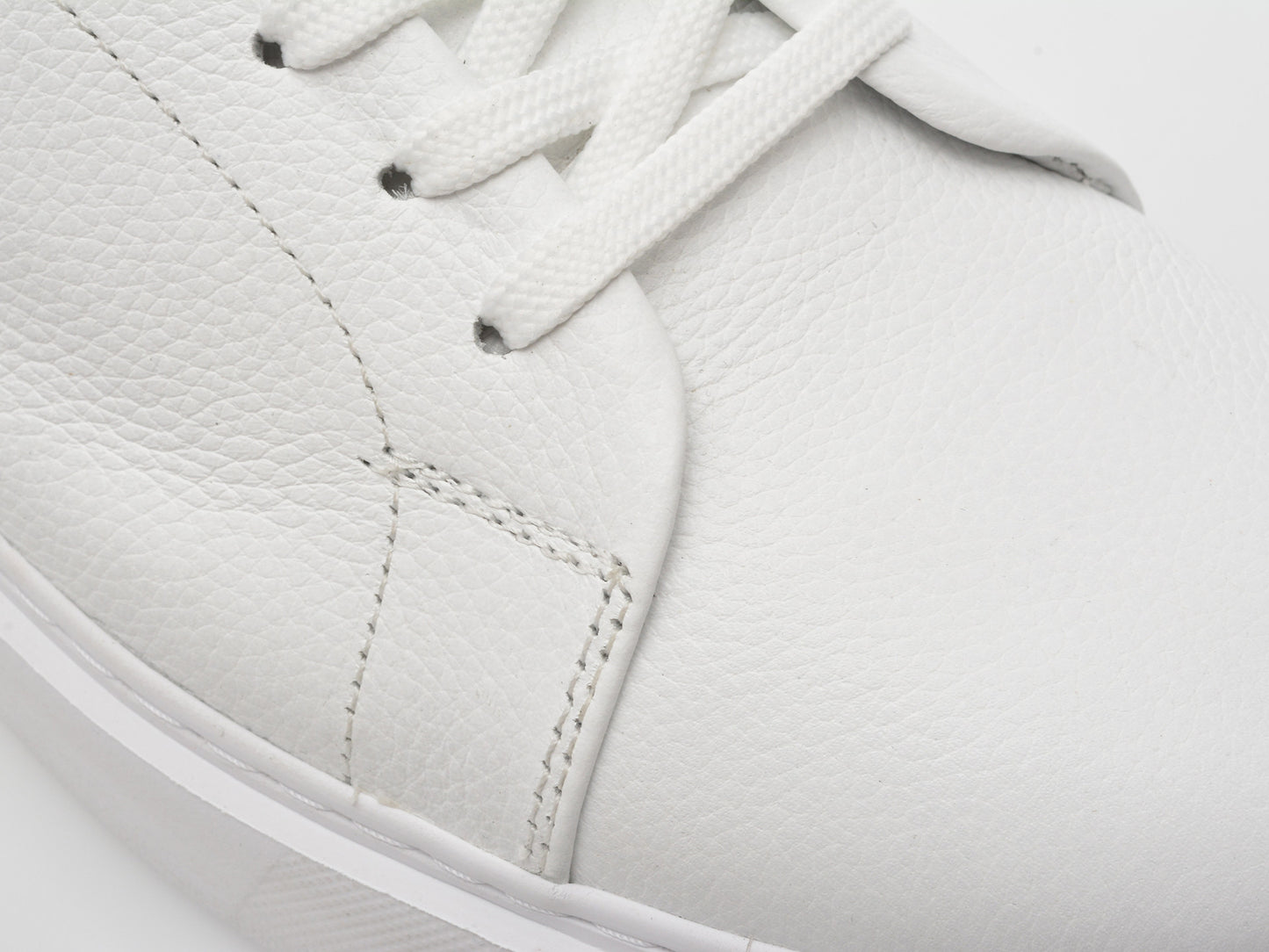 Pantofi sport gryxo albi, M7162, din piele naturala