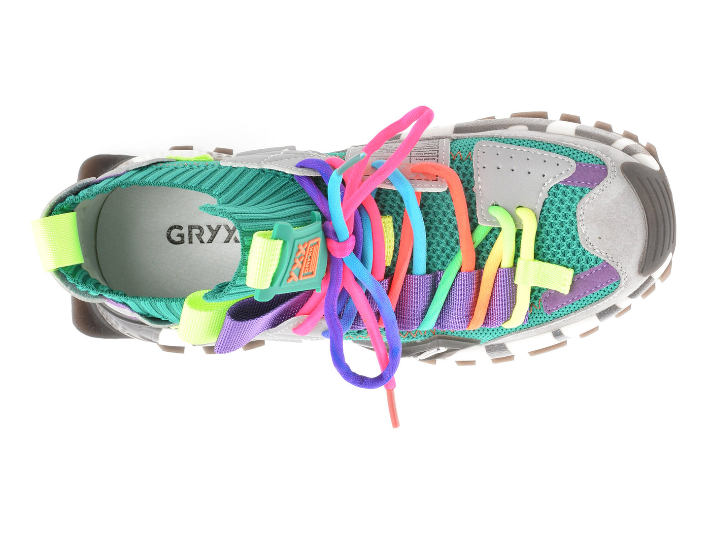 Pantofi sport gryxo portocalii, 18159, din material textil