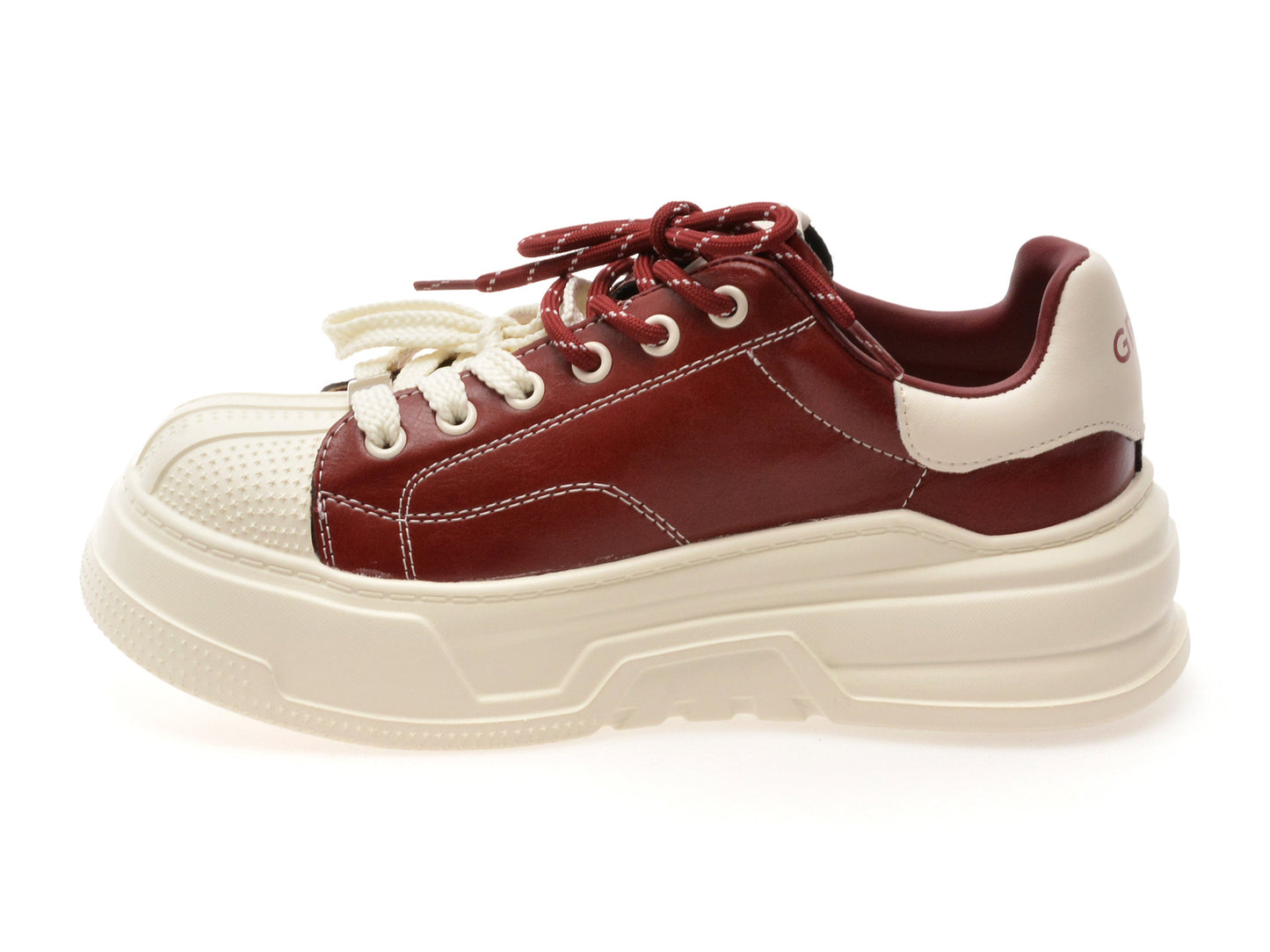 Pantofi sport gryxo rosii, 10151, din piele naturala